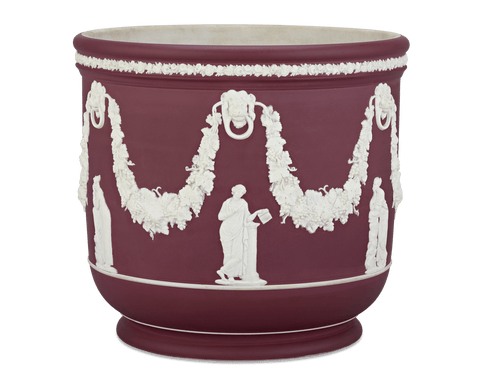 Wedgwood Crimson Jasperware Jardinière