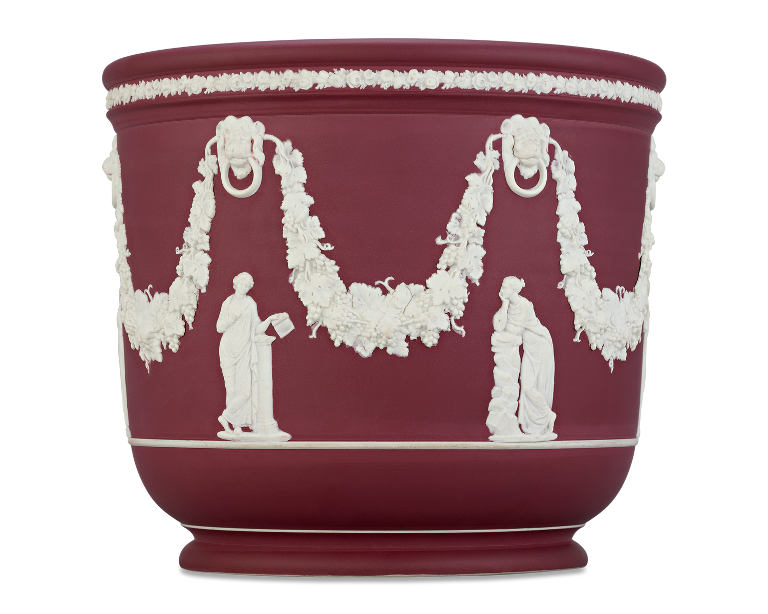 Wedgwood Crimson Jasperware Jardinière