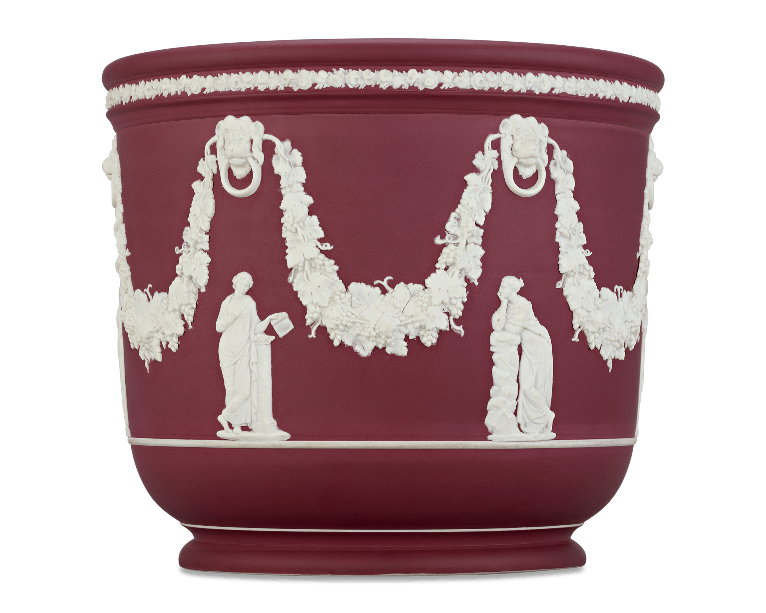 Wedgwood Crimson Jasperware Jardinière