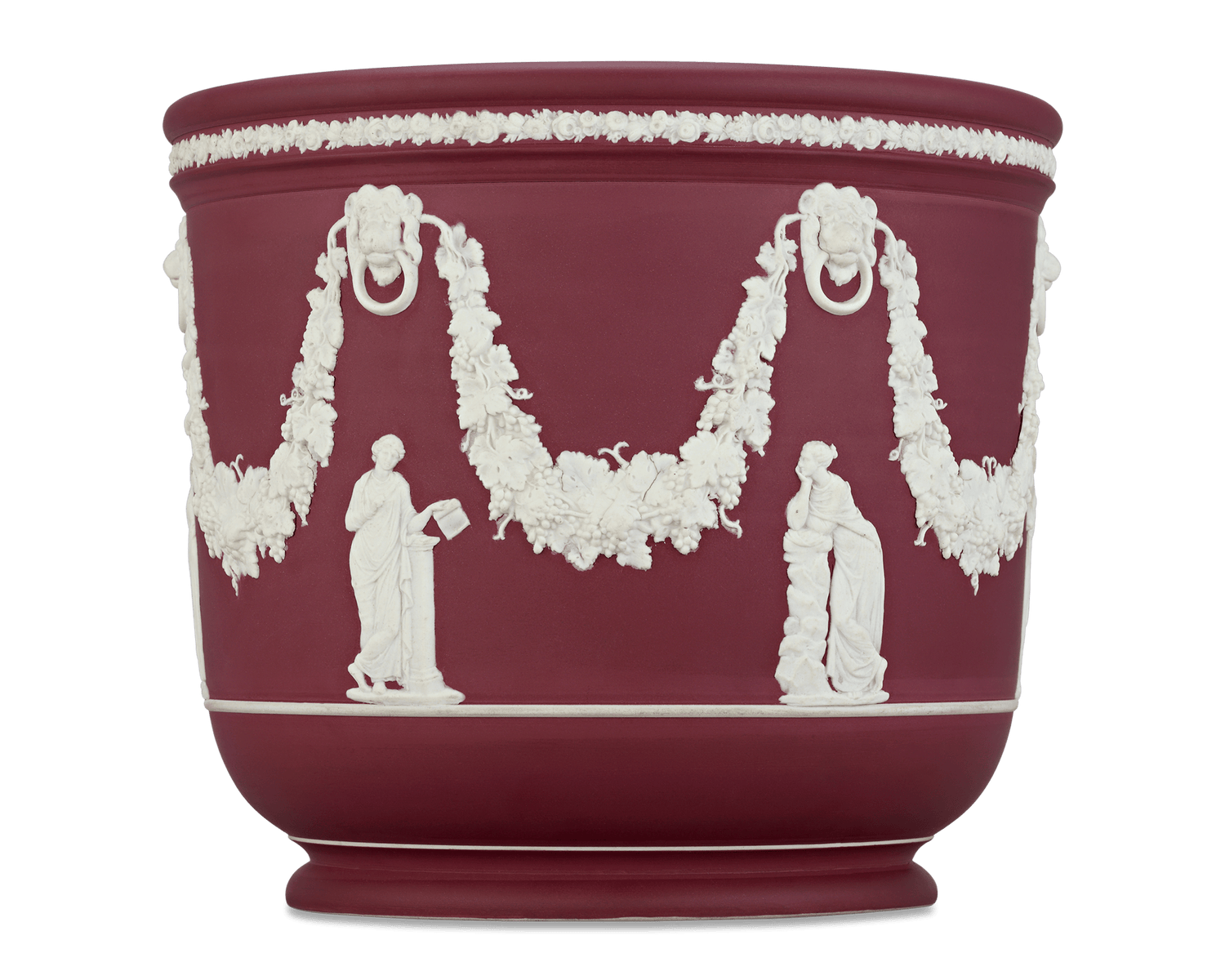 Wedgwood Crimson Jasperware Jardinière