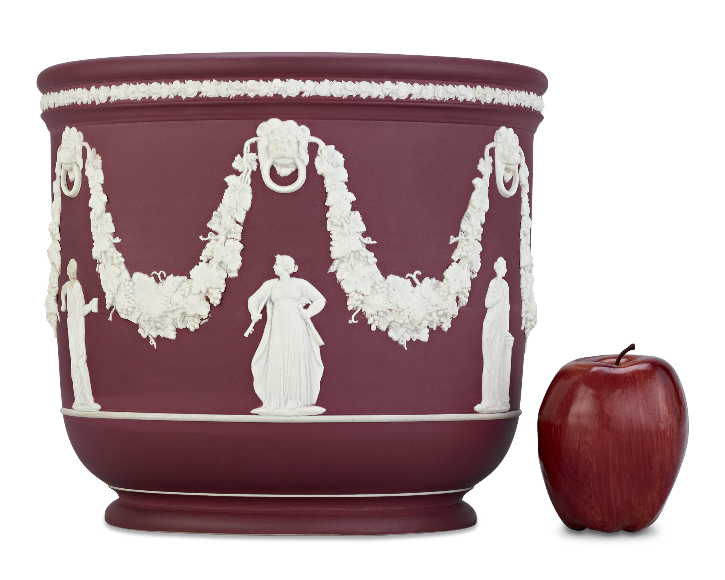 Wedgwood Crimson Jasperware Jardinière