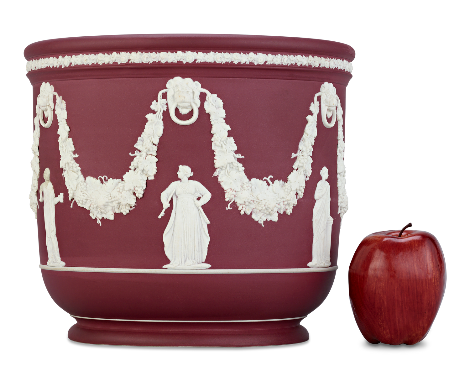 Wedgwood Crimson Jasperware Jardinière