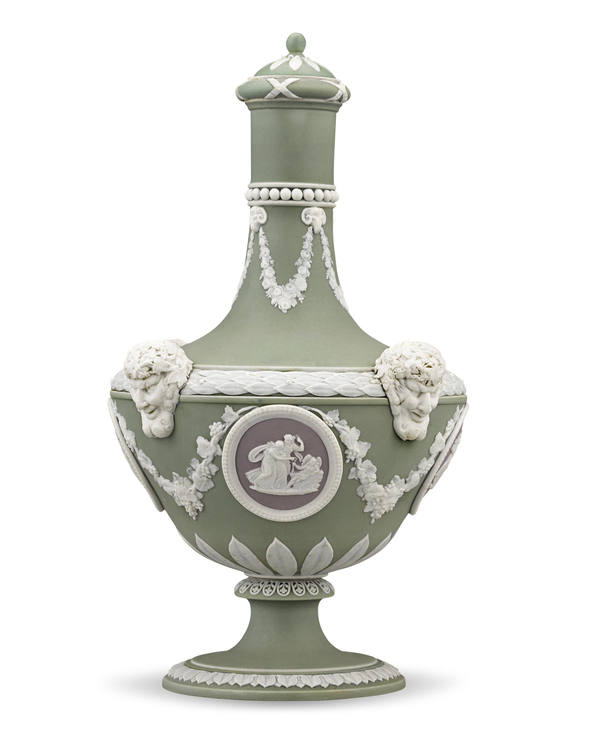 Tri-Color Barber Bottle Vase by Wedgwood