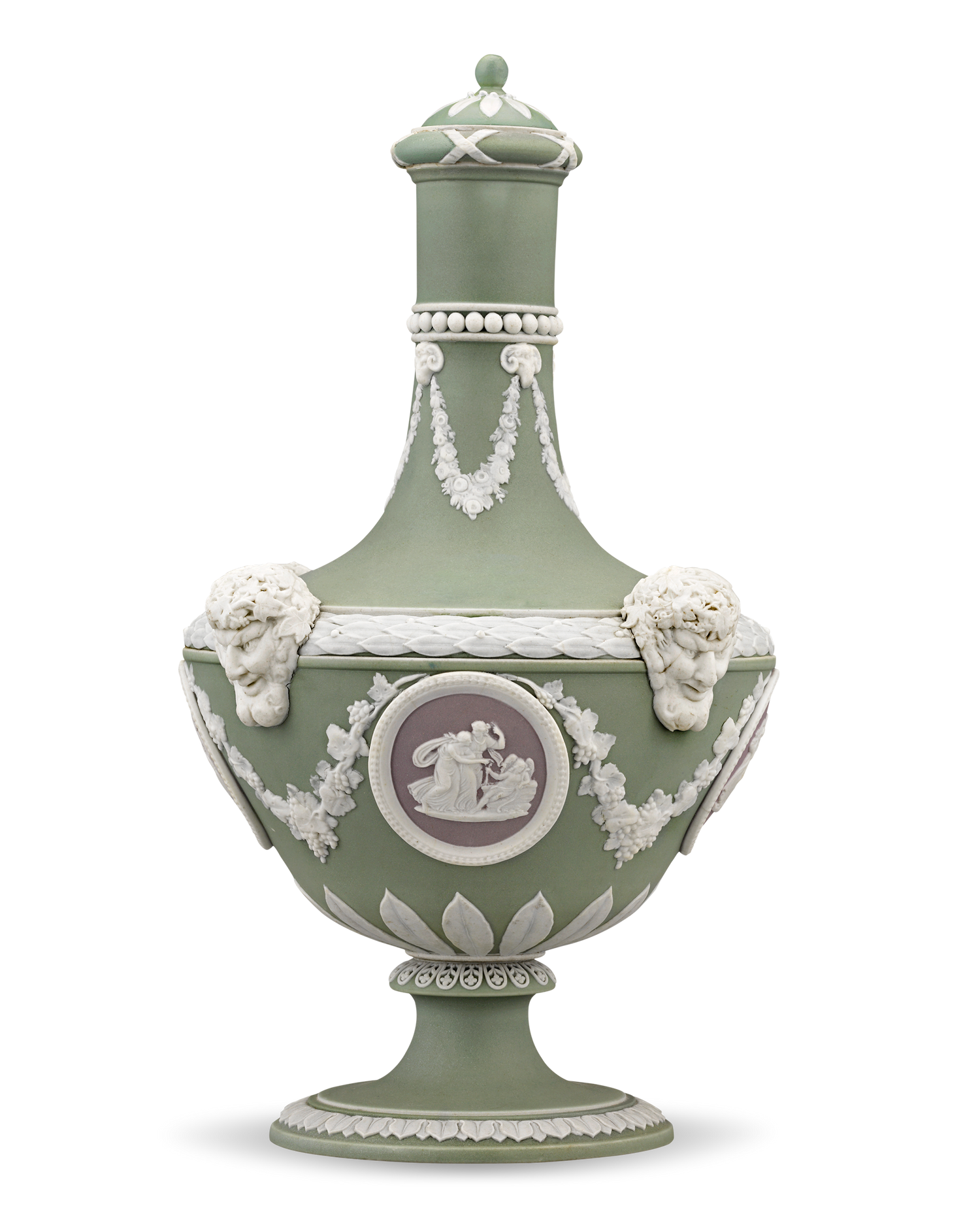 Tri-Color Barber Bottle Vase by Wedgwood