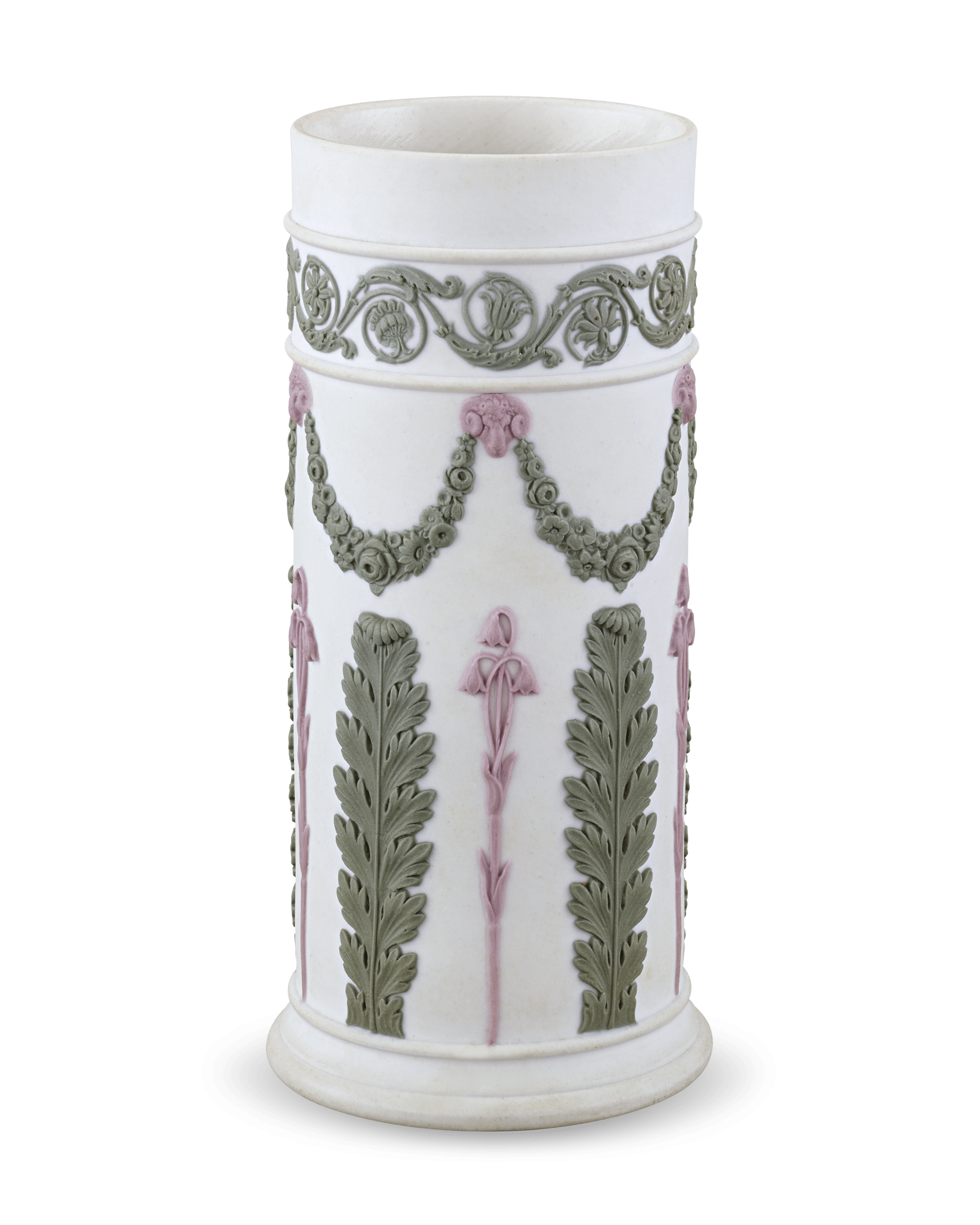 Wedgwood Tri-color Jasperware Spill Vase