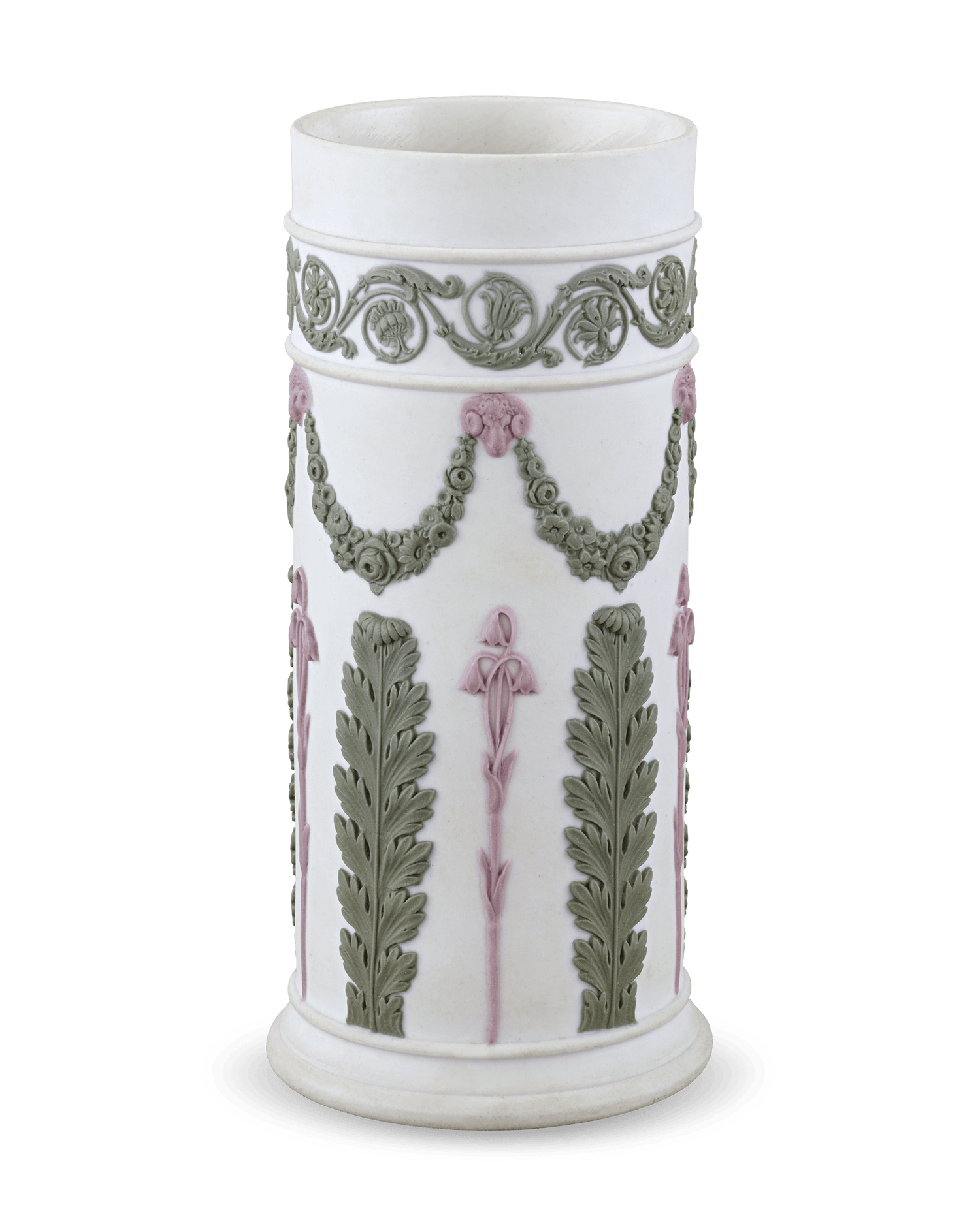 Wedgwood Tri-color Jasperware Spill Vase