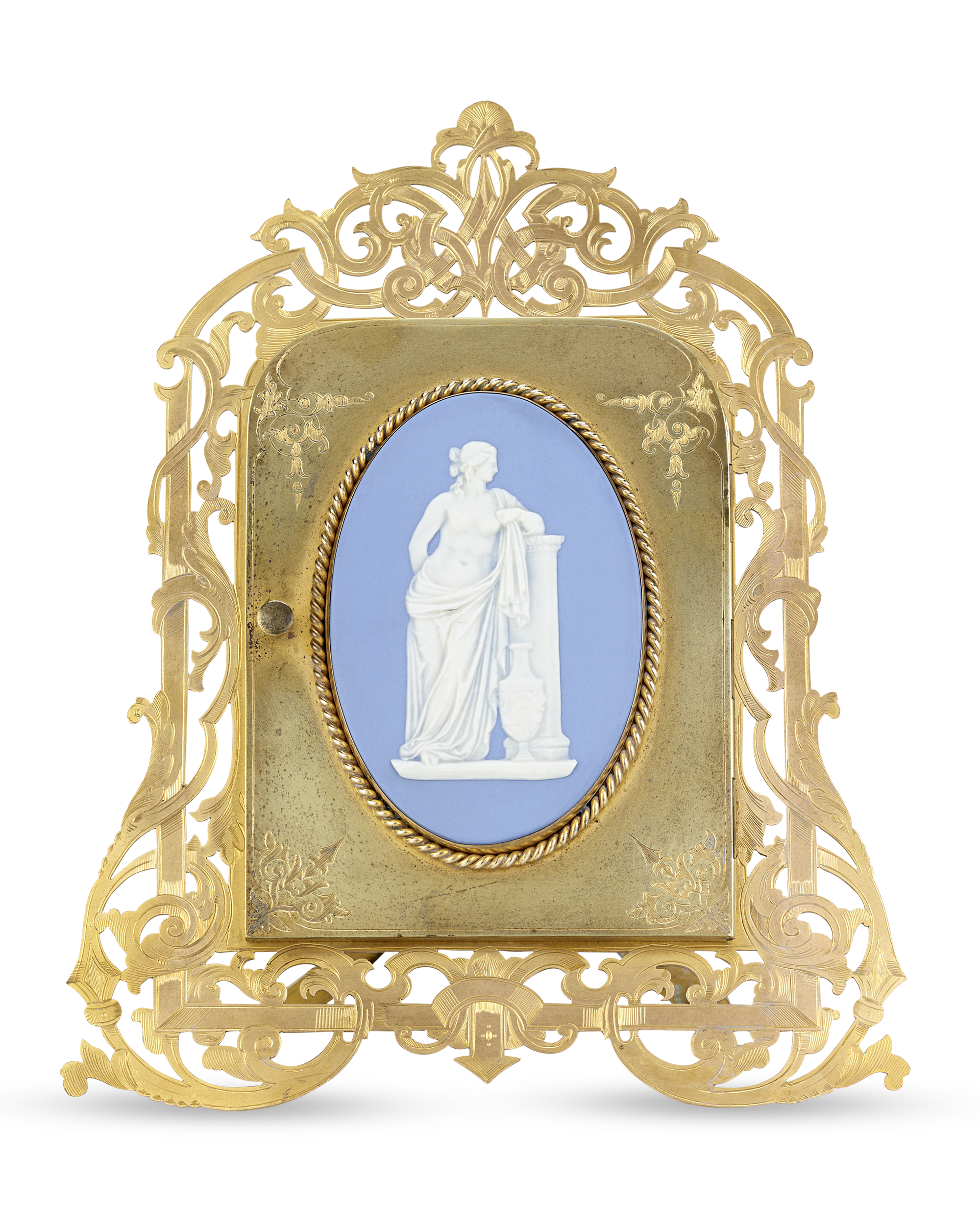 Framed Wedgwood Plaque with Royal Photograph