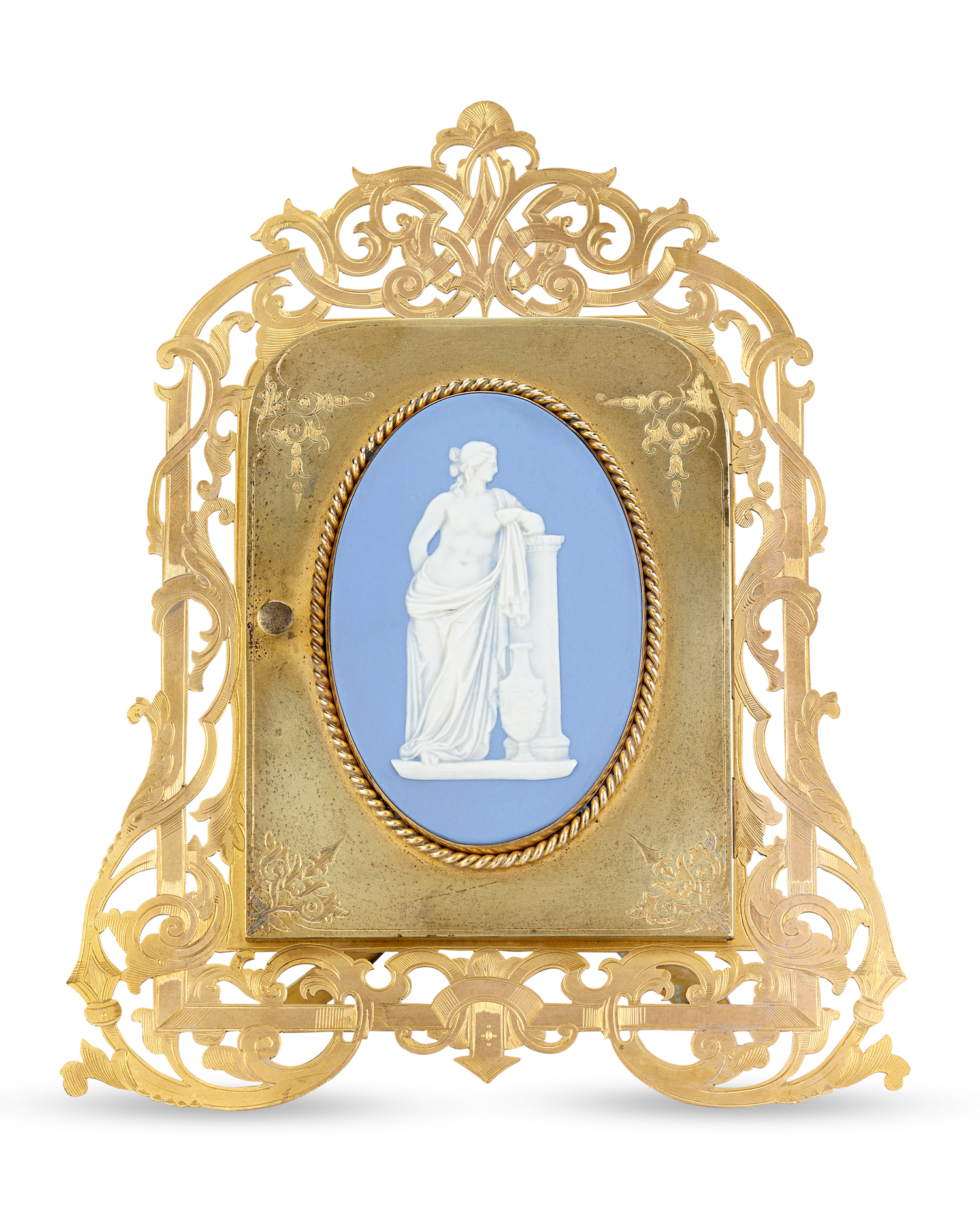 Framed Wedgwood Plaque with Royal Photograph