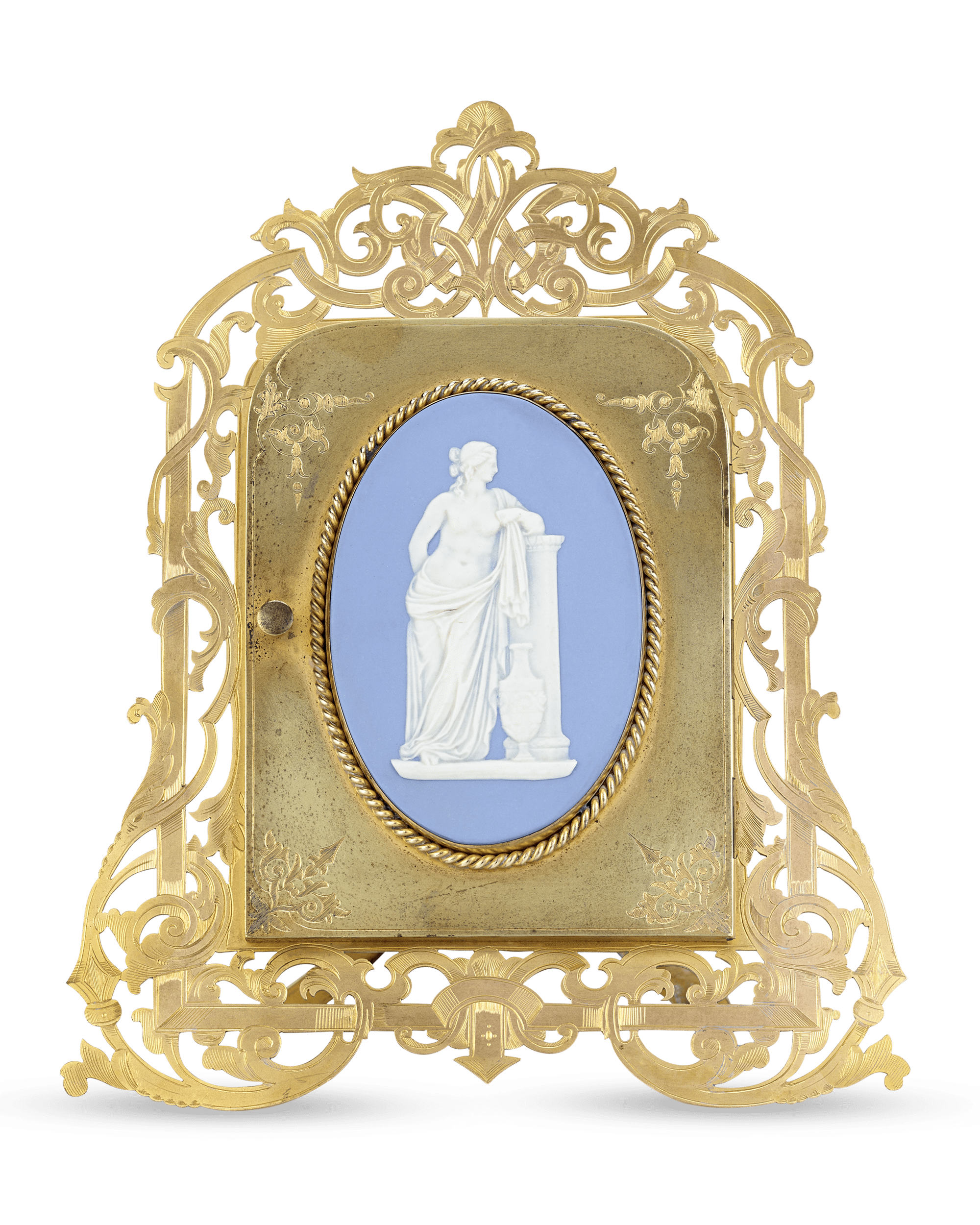 Framed Wedgwood Plaque with Royal Photograph