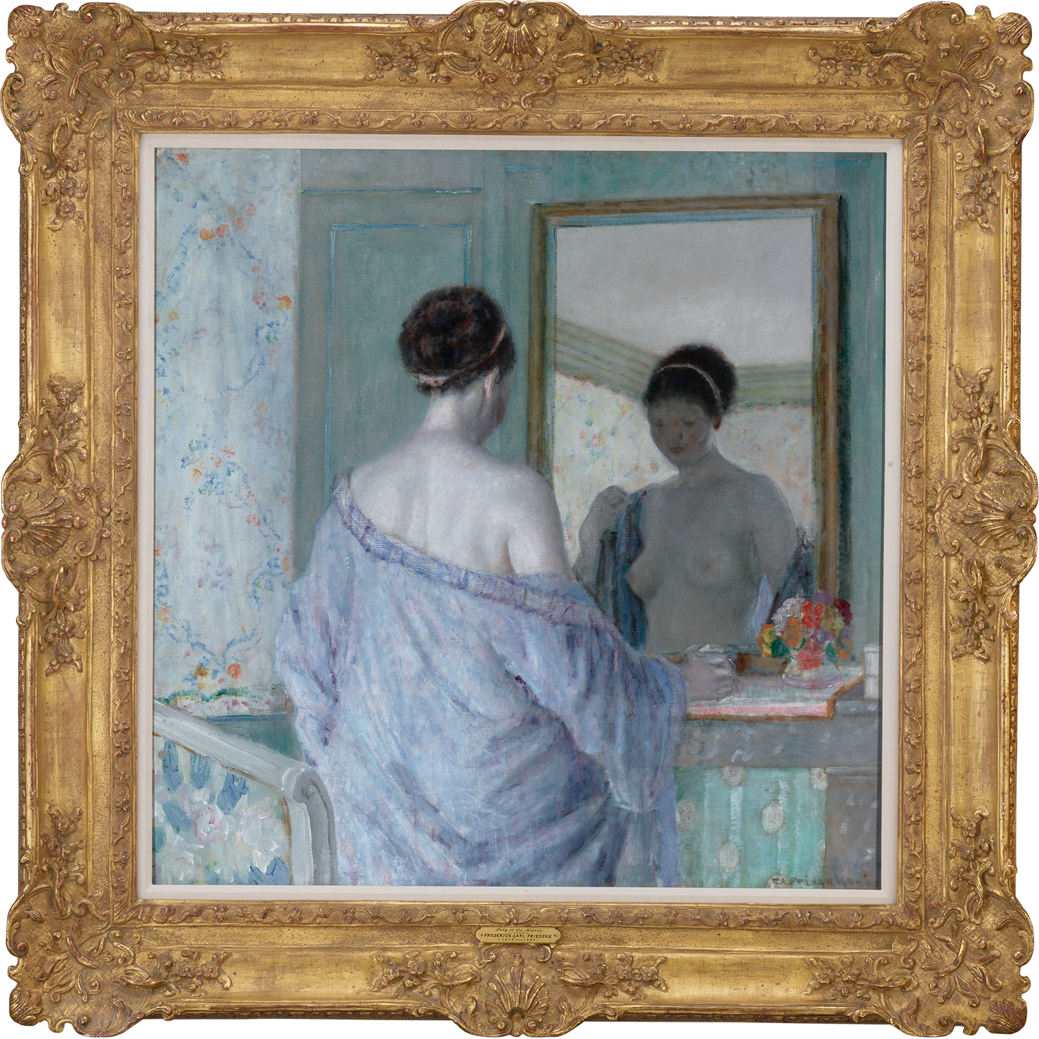 At the Mirror by Frederick Carl Frieseke