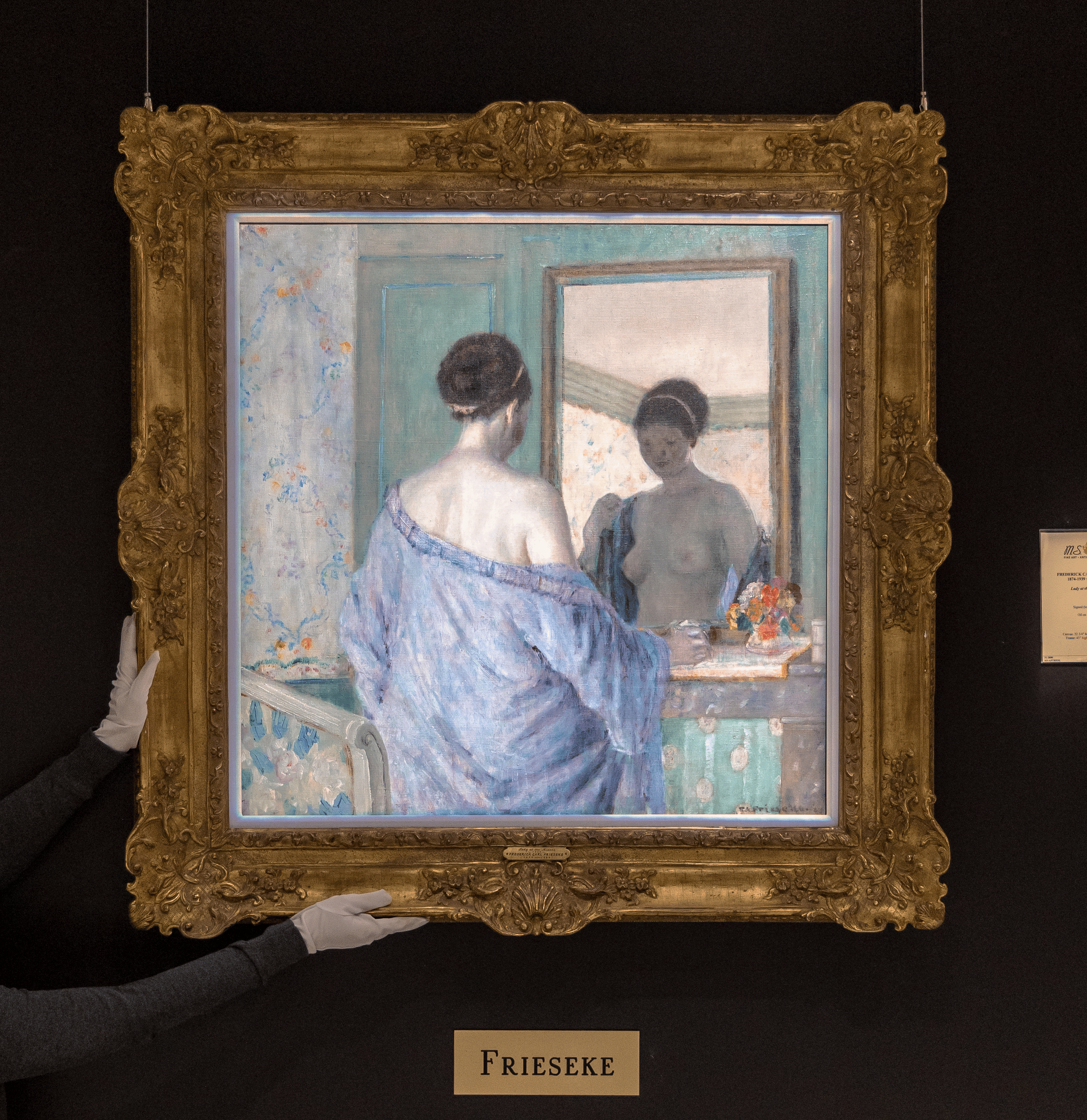 At the Mirror by Frederick Carl Frieseke
