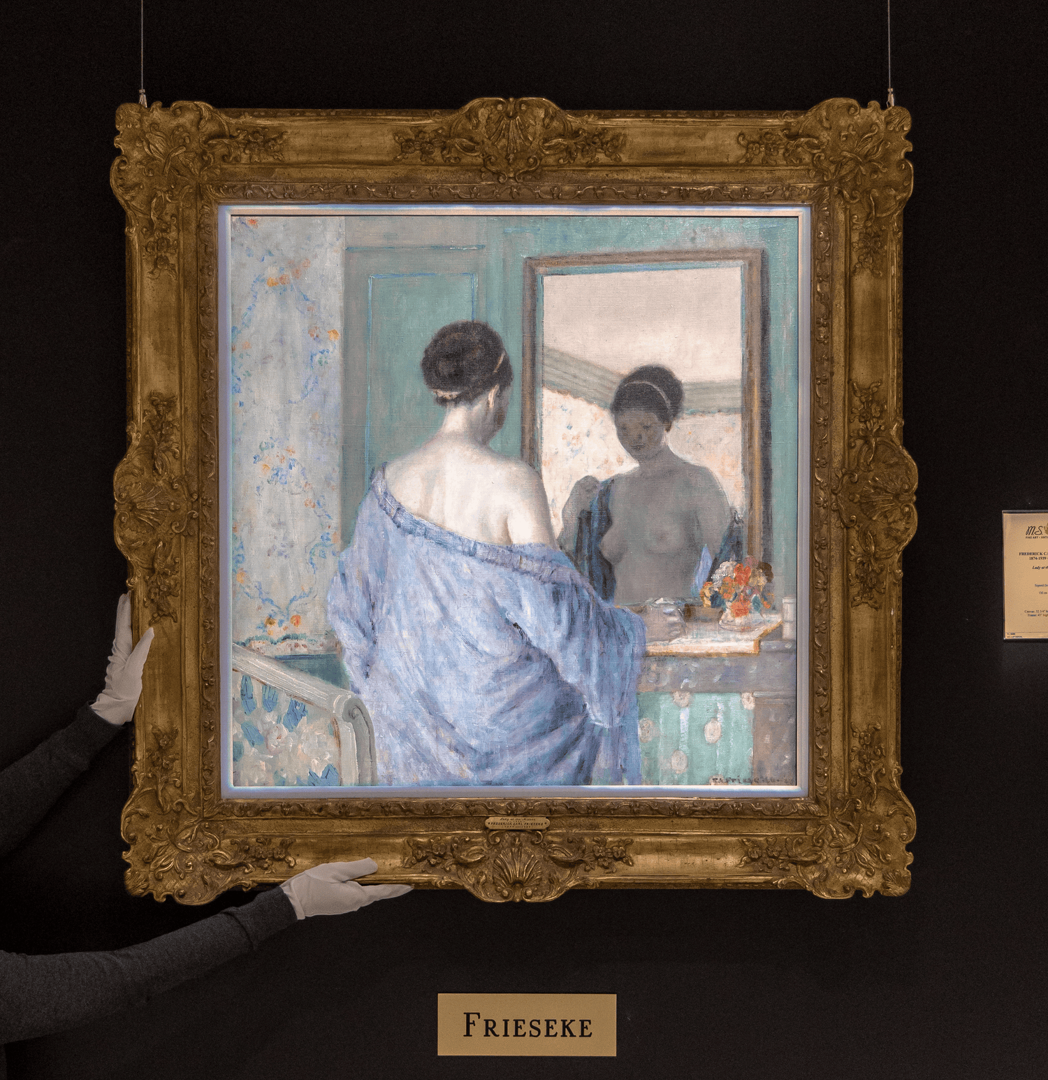 At the Mirror by Frederick Carl Frieseke
