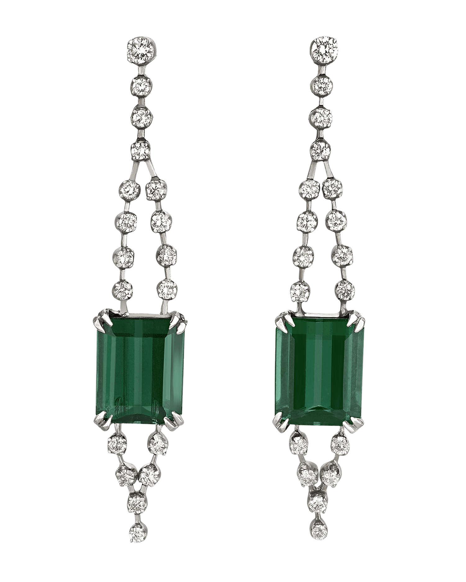 H. Stern Tourmaline and Diamond Earrings