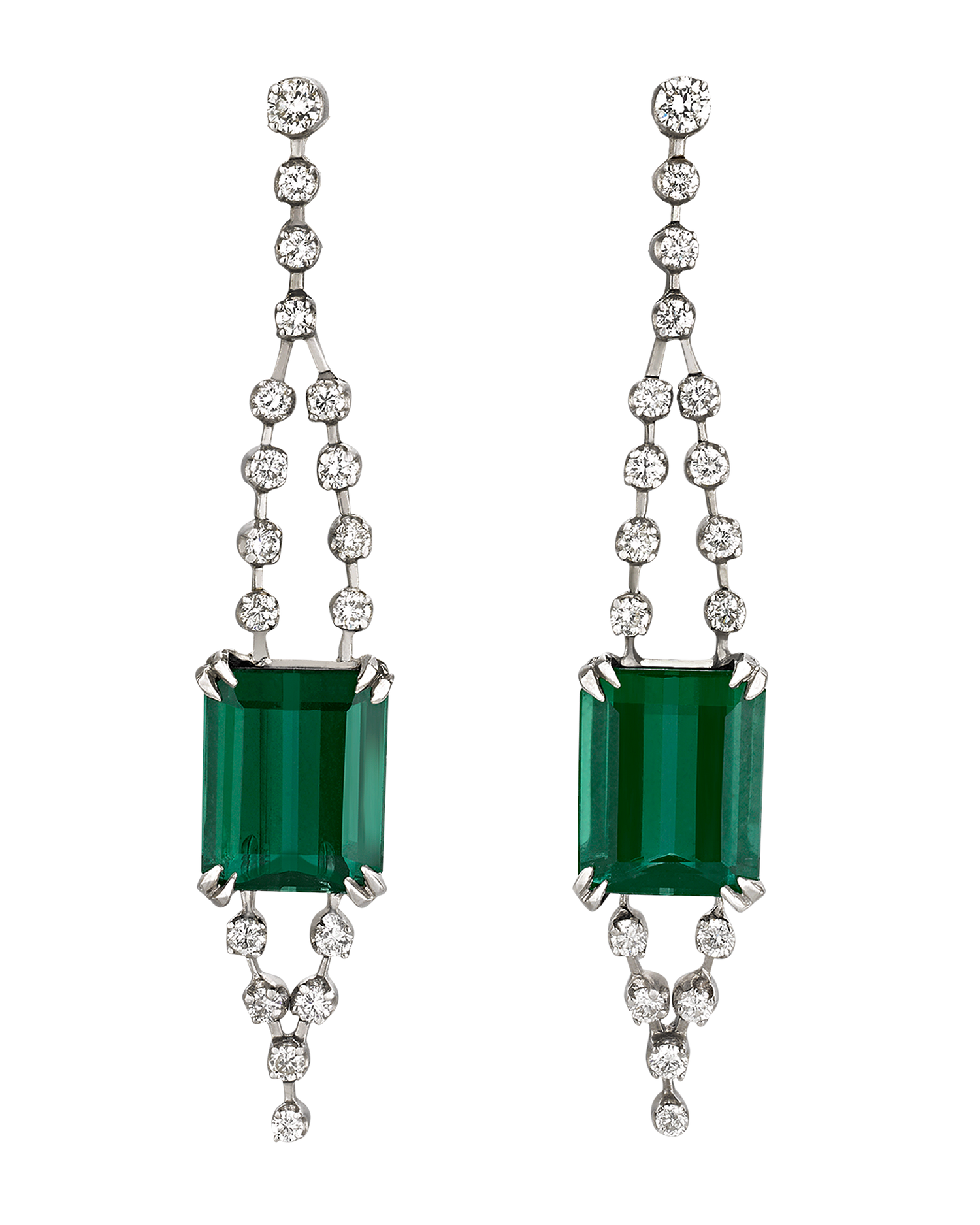 H. Stern Tourmaline and Diamond Earrings