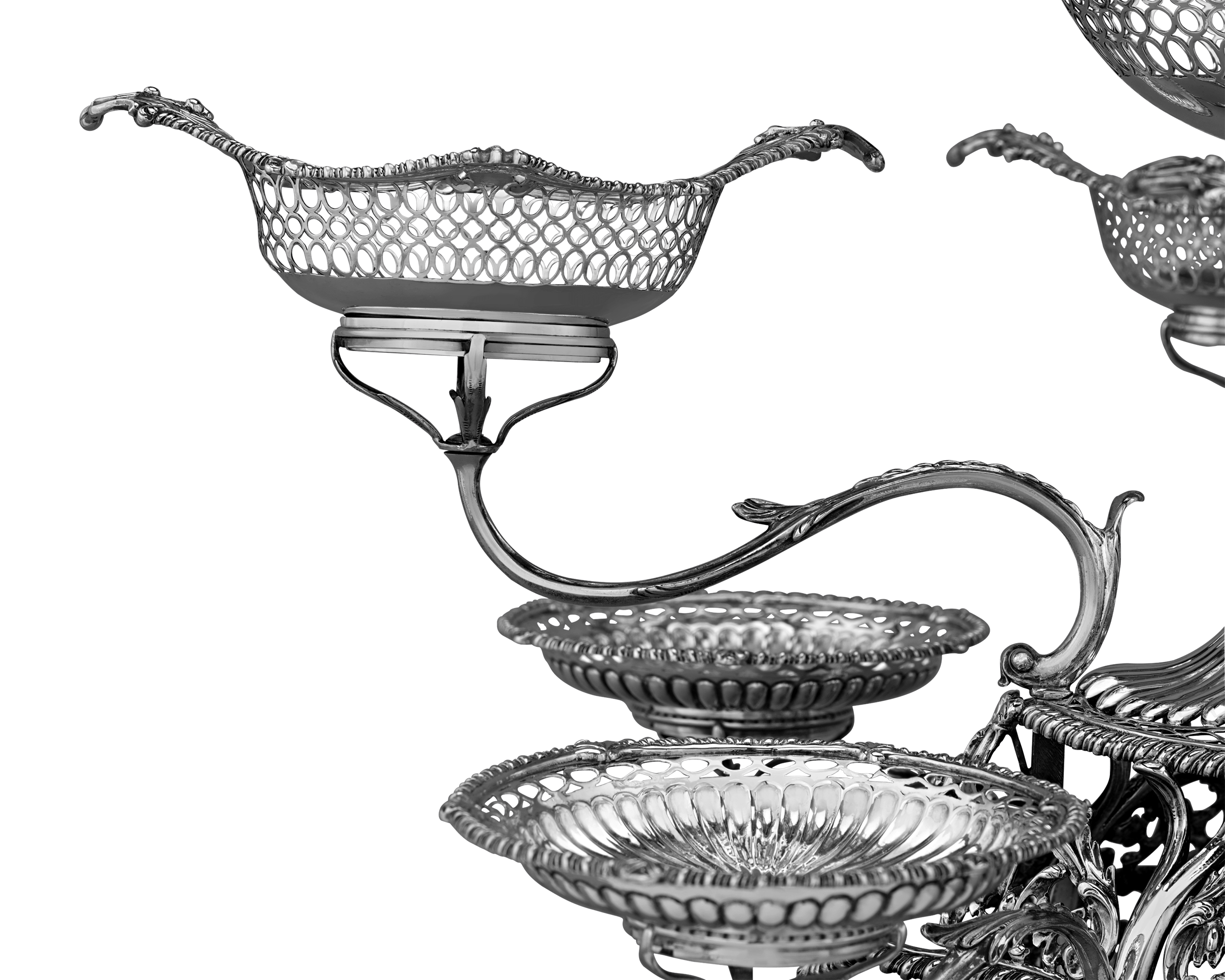 George III Silver Epergne by Thomas Pitts