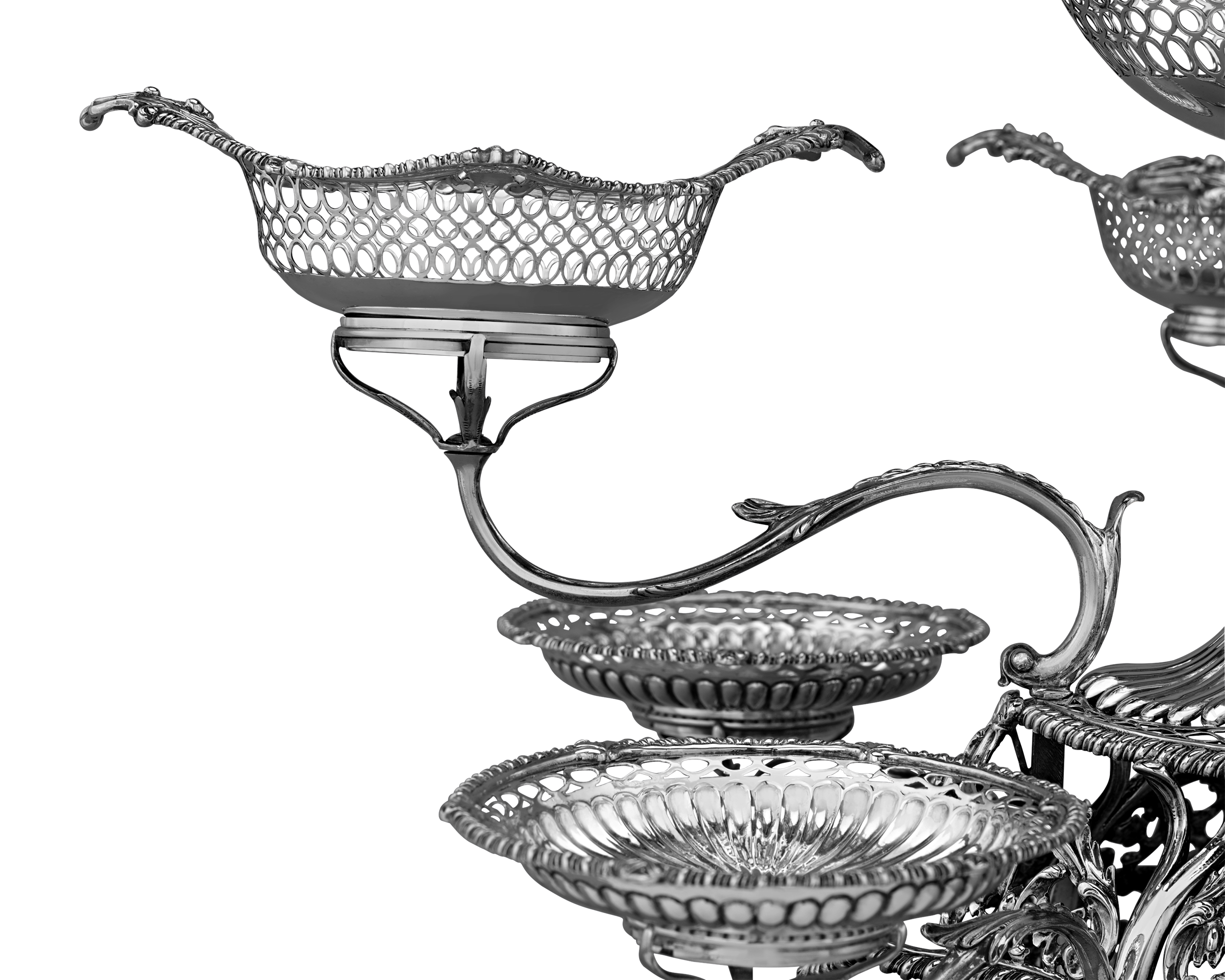 George III Silver Epergne by Thomas Pitts