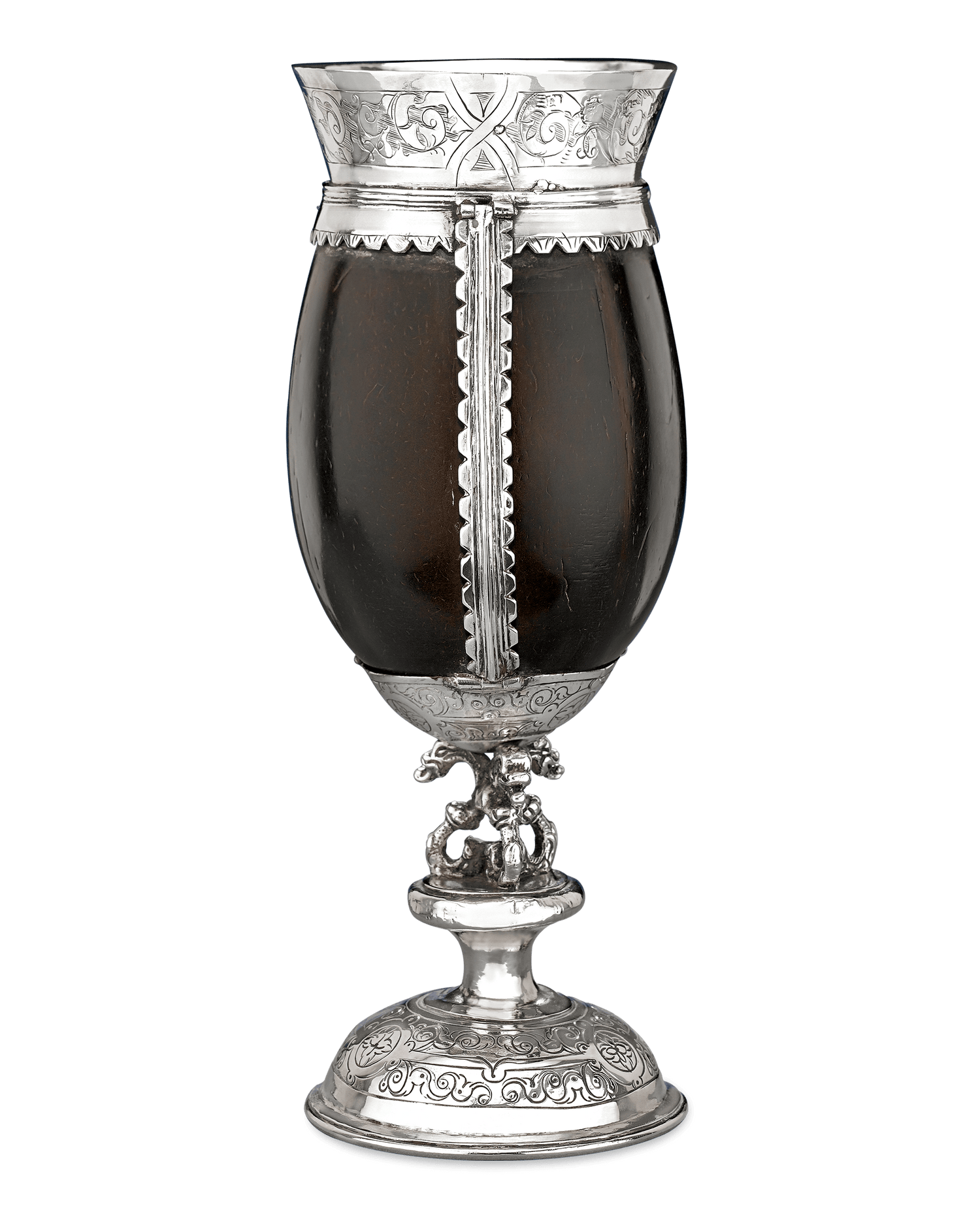 Elizabethan Silver Coconut Goblet