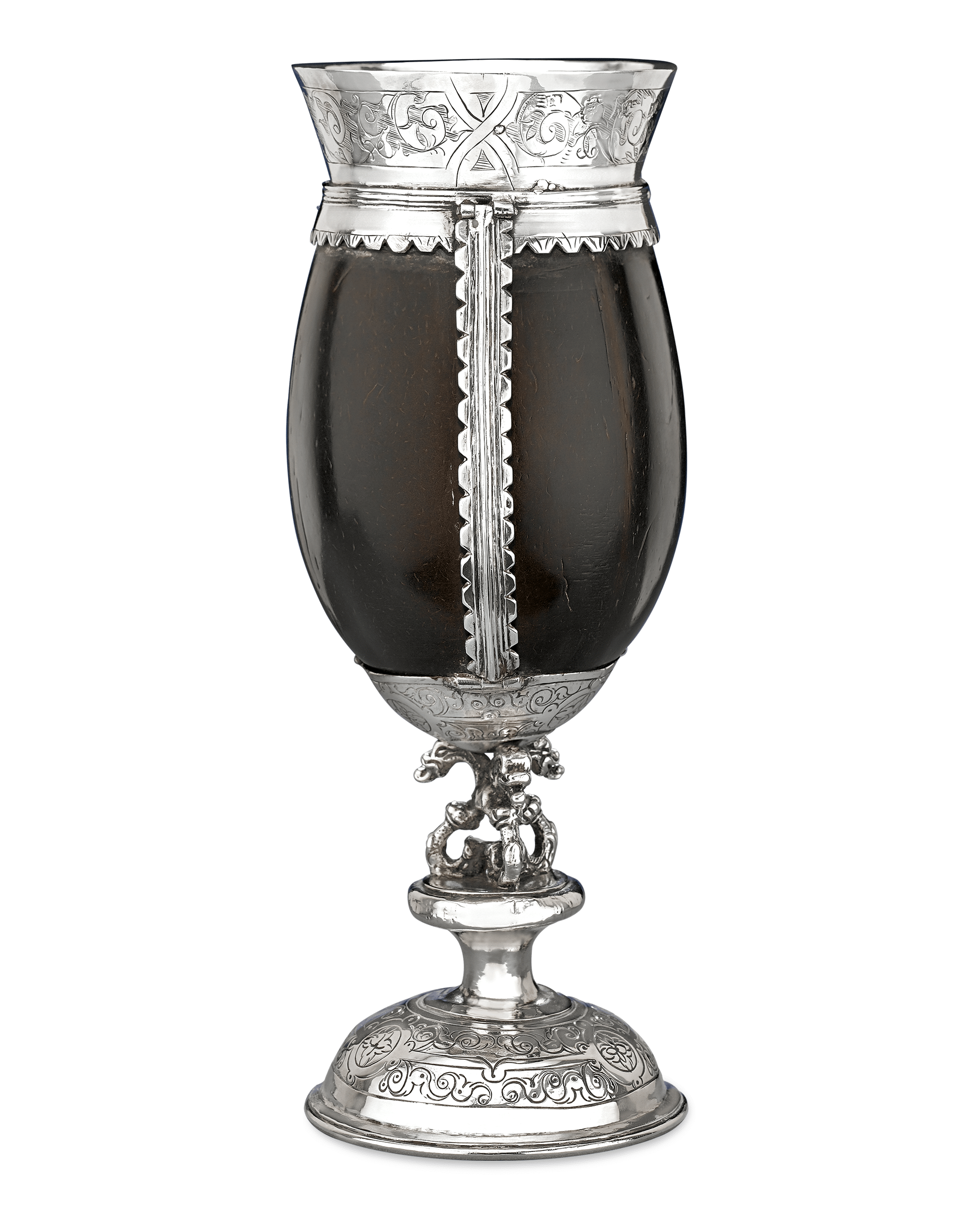 Elizabethan Silver Coconut Goblet