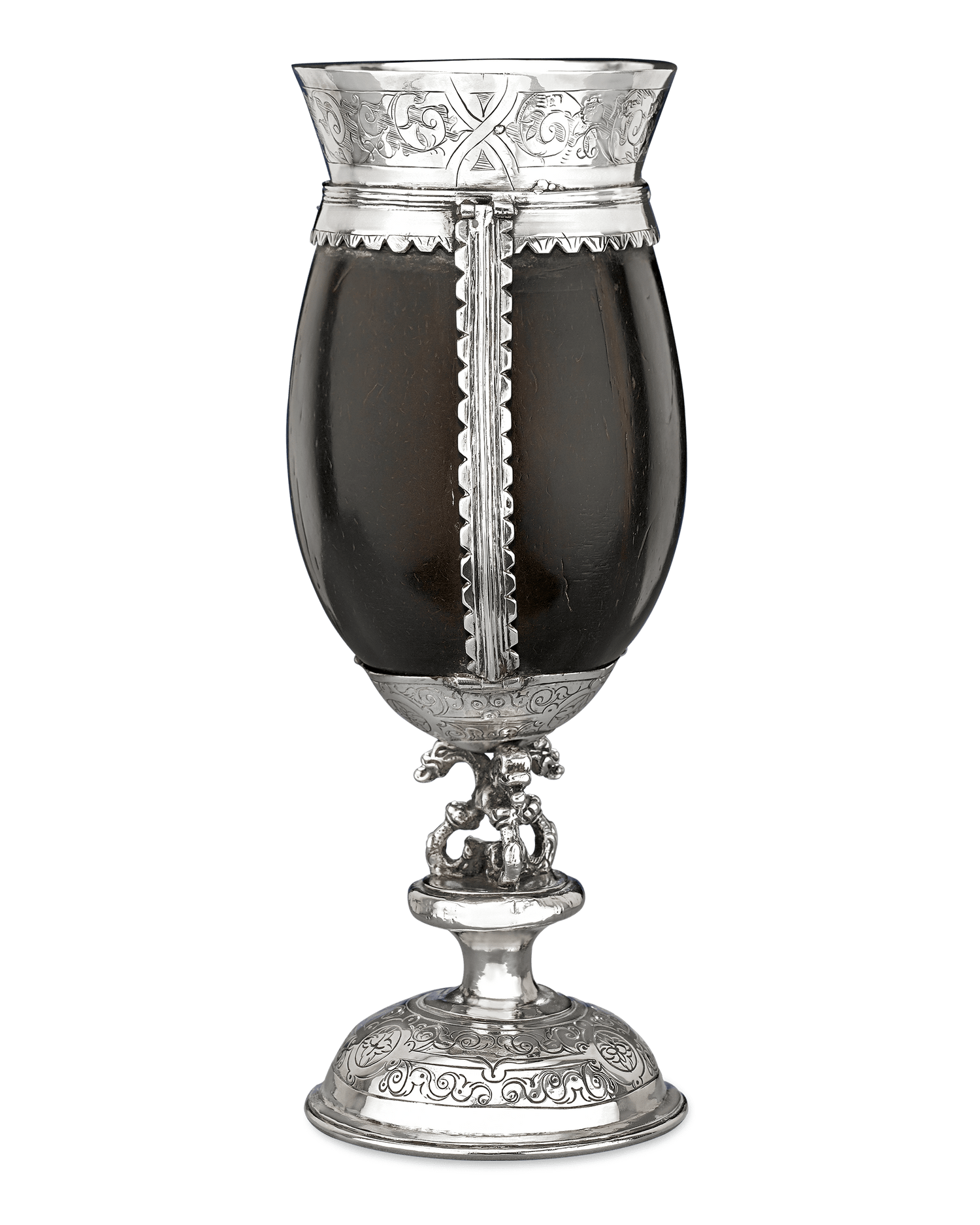 Elizabethan Silver Coconut Goblet