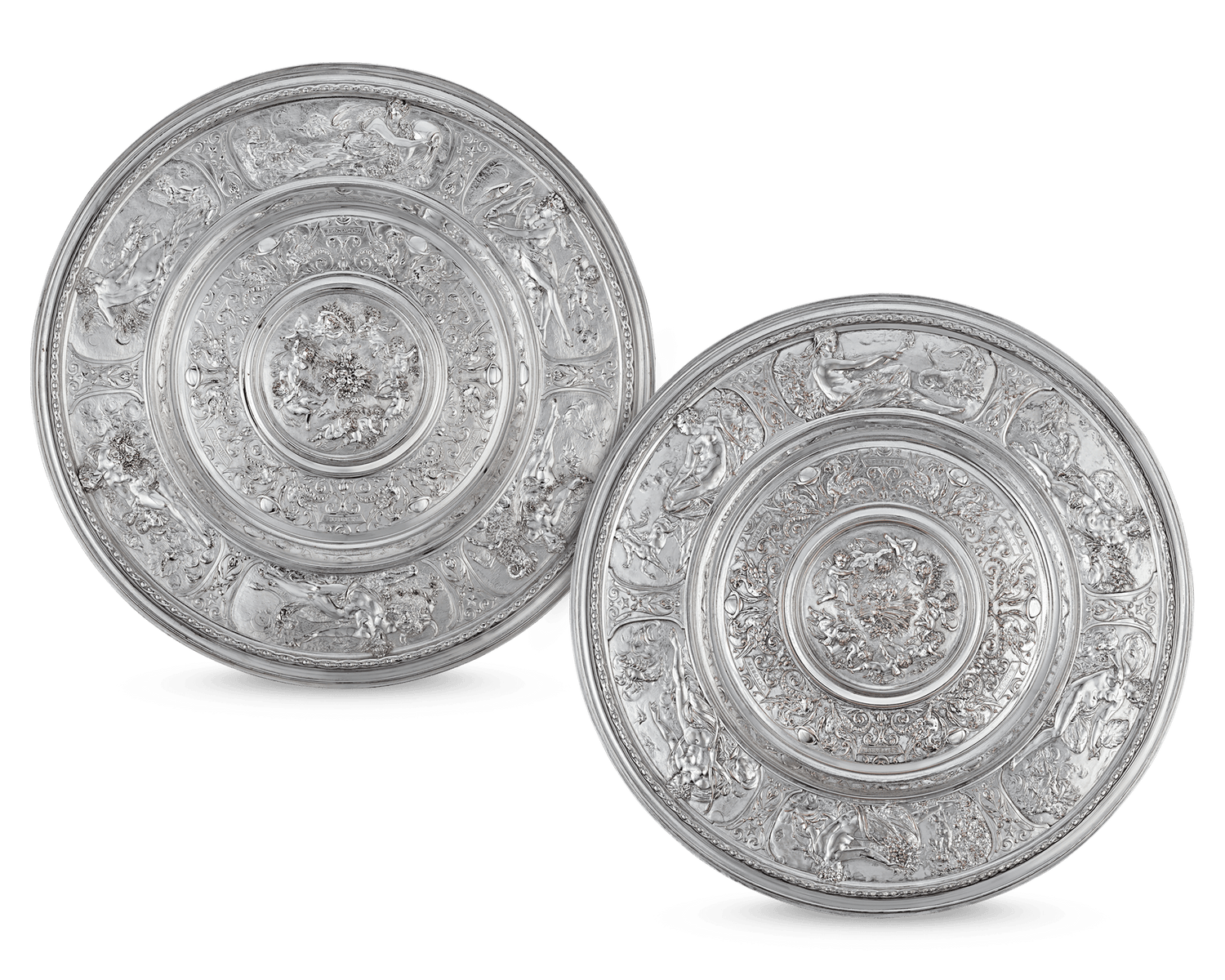 The Seasons Decorative Chargers by Elkington & Co.