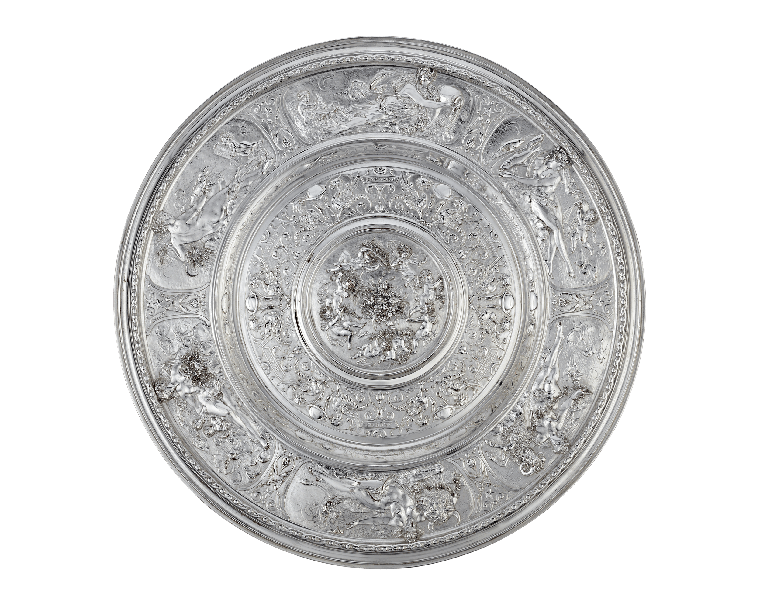 The Seasons Decorative Chargers by Elkington & Co.