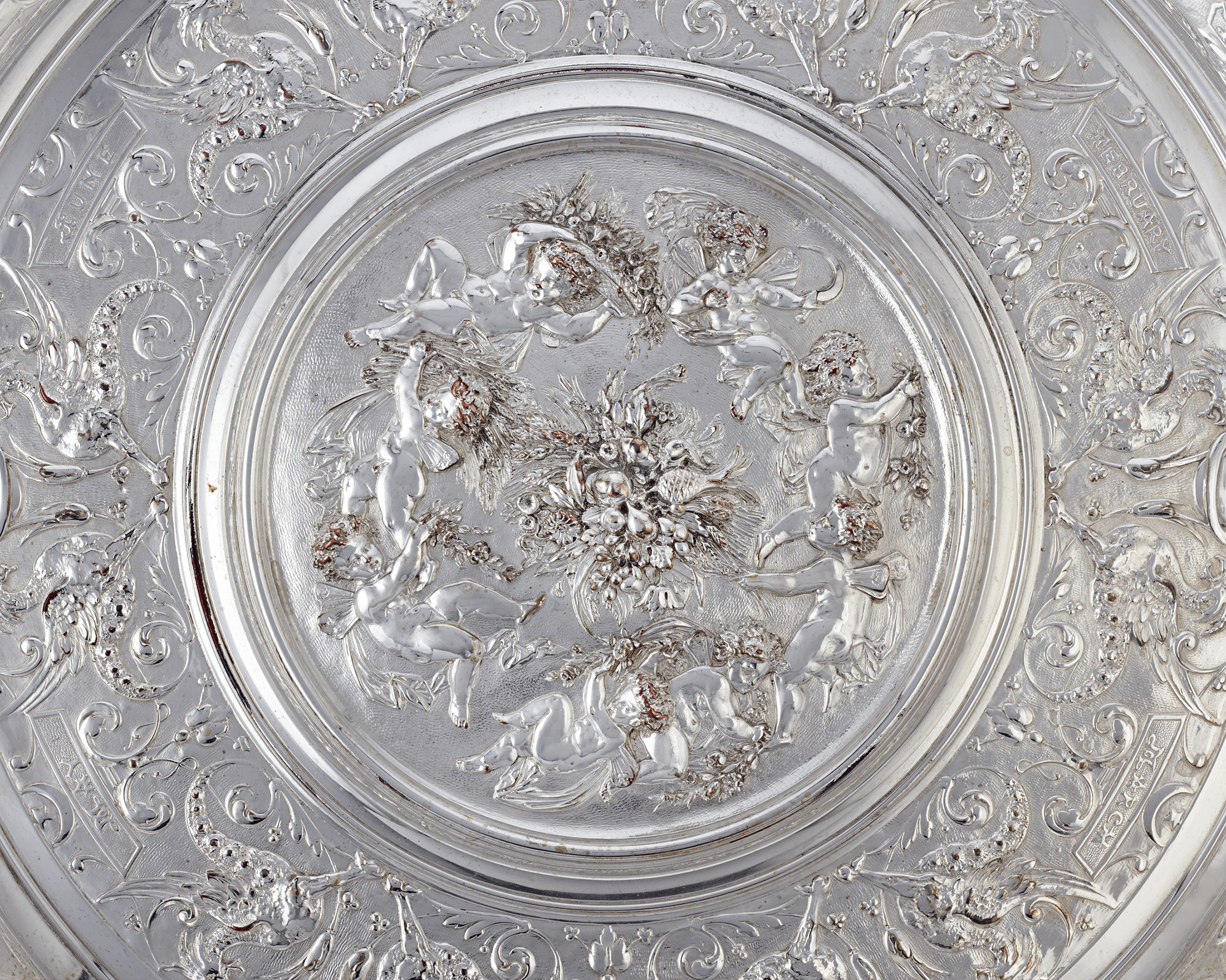 The Seasons Decorative Chargers by Elkington & Co.