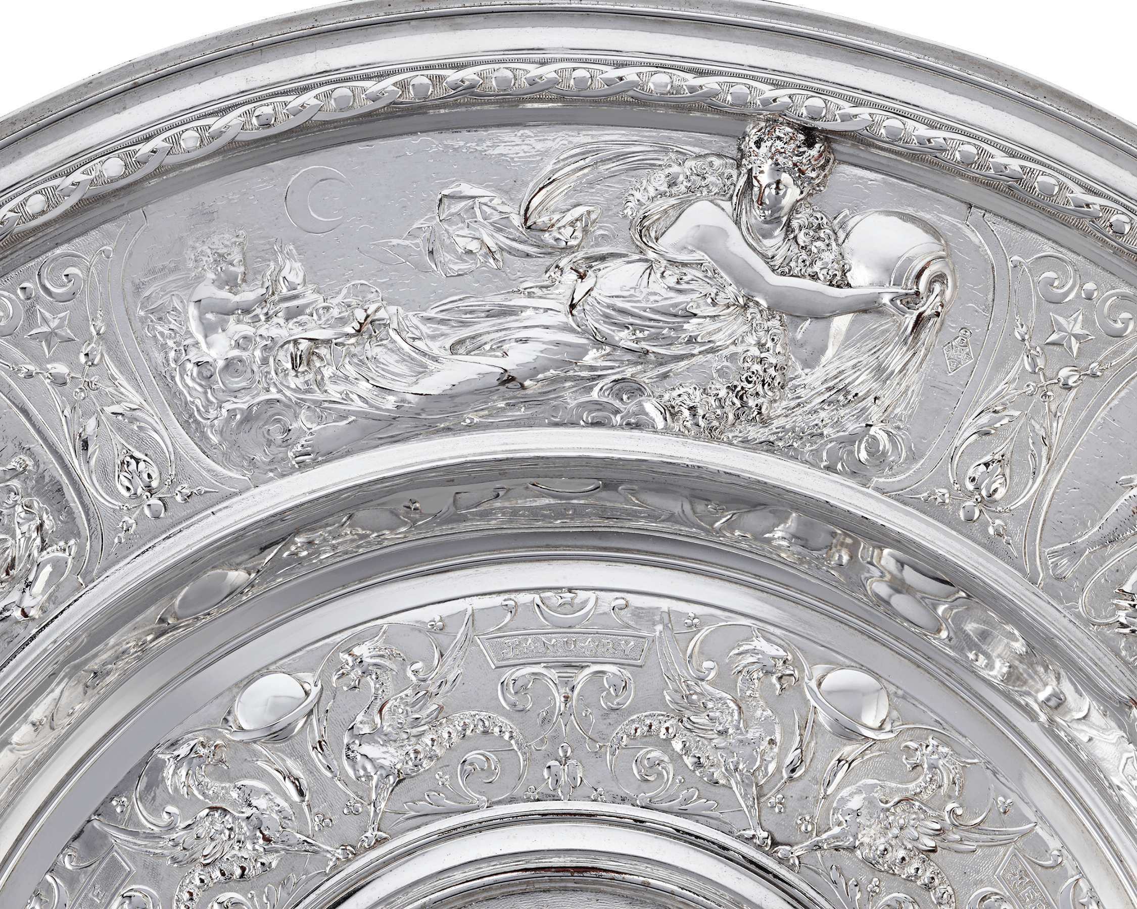 The Seasons Decorative Chargers by Elkington & Co.