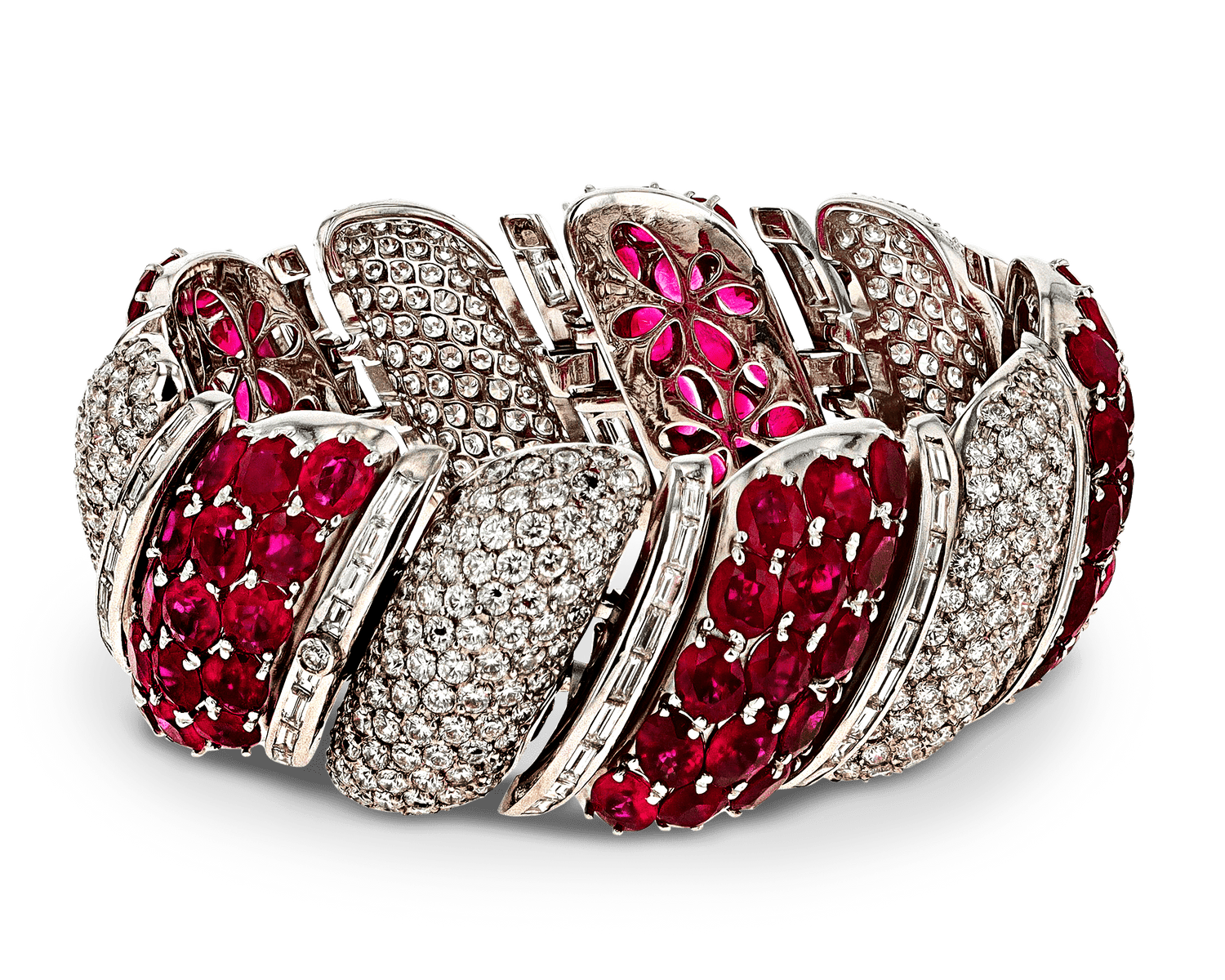 Burma Ruby and Diamond Bracelet