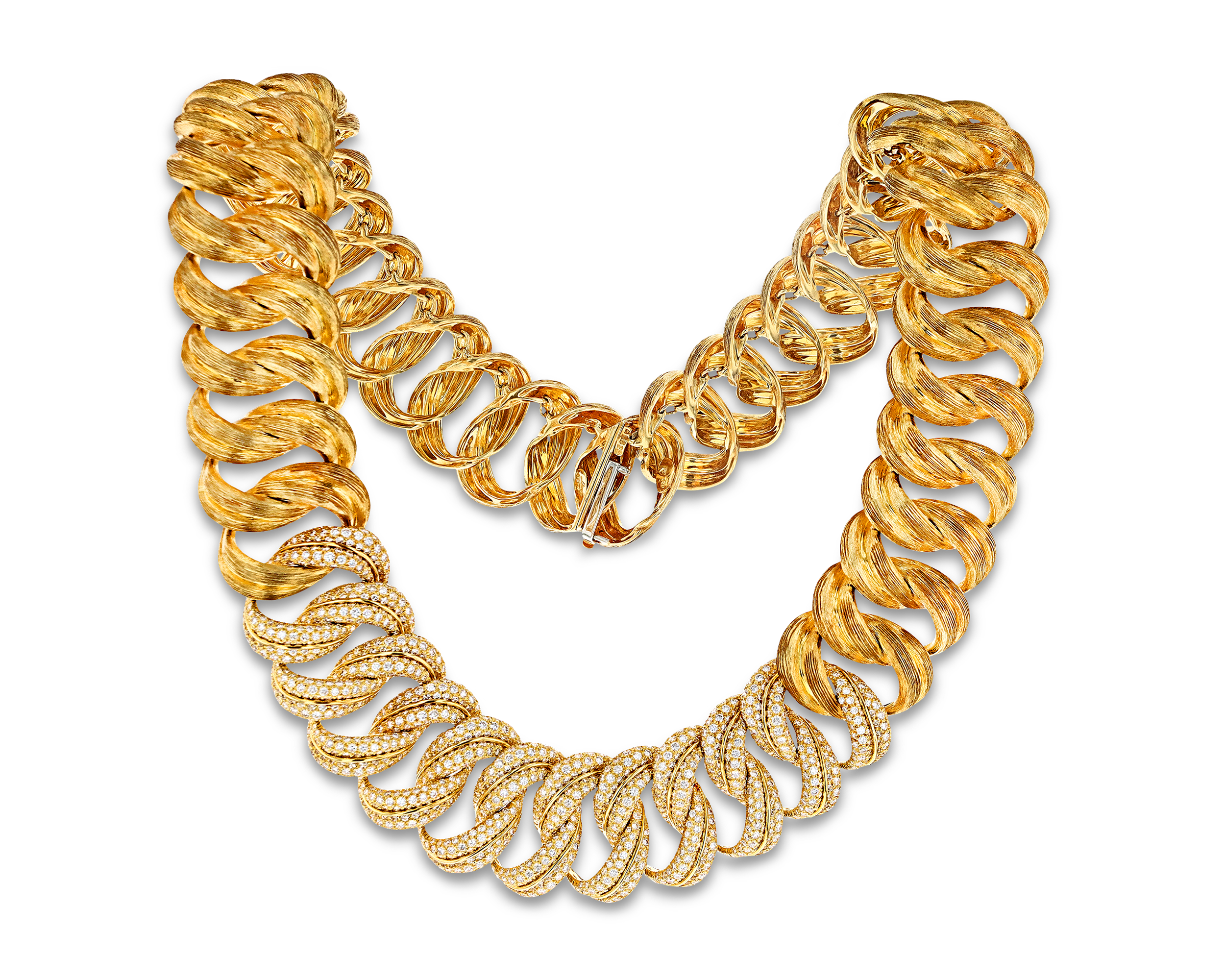 Henry Dunay Gold and Diamond Necklace