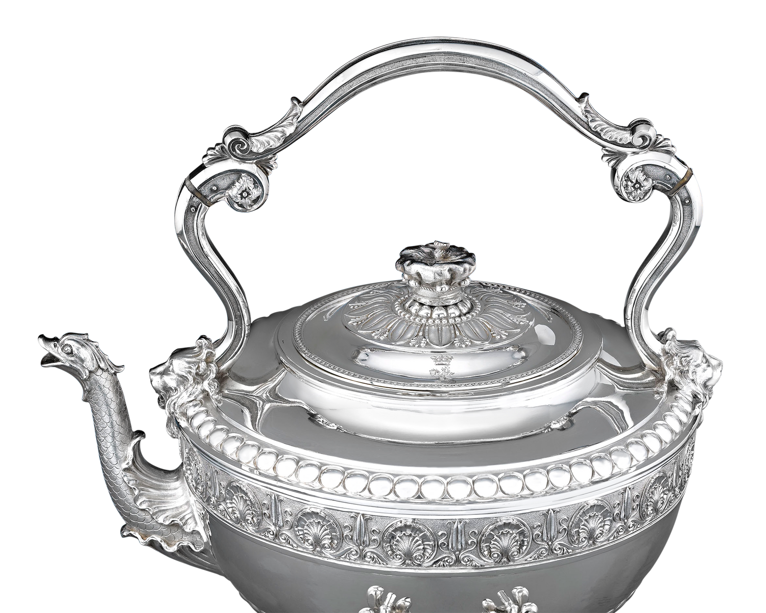 George III Silver Hot Water Kettle by Paul Storr