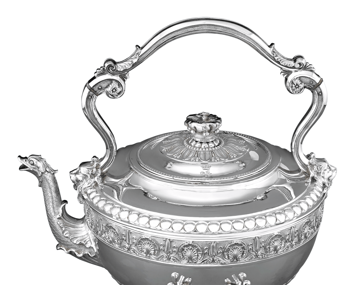 George III Silver Hot Water Kettle by Paul Storr