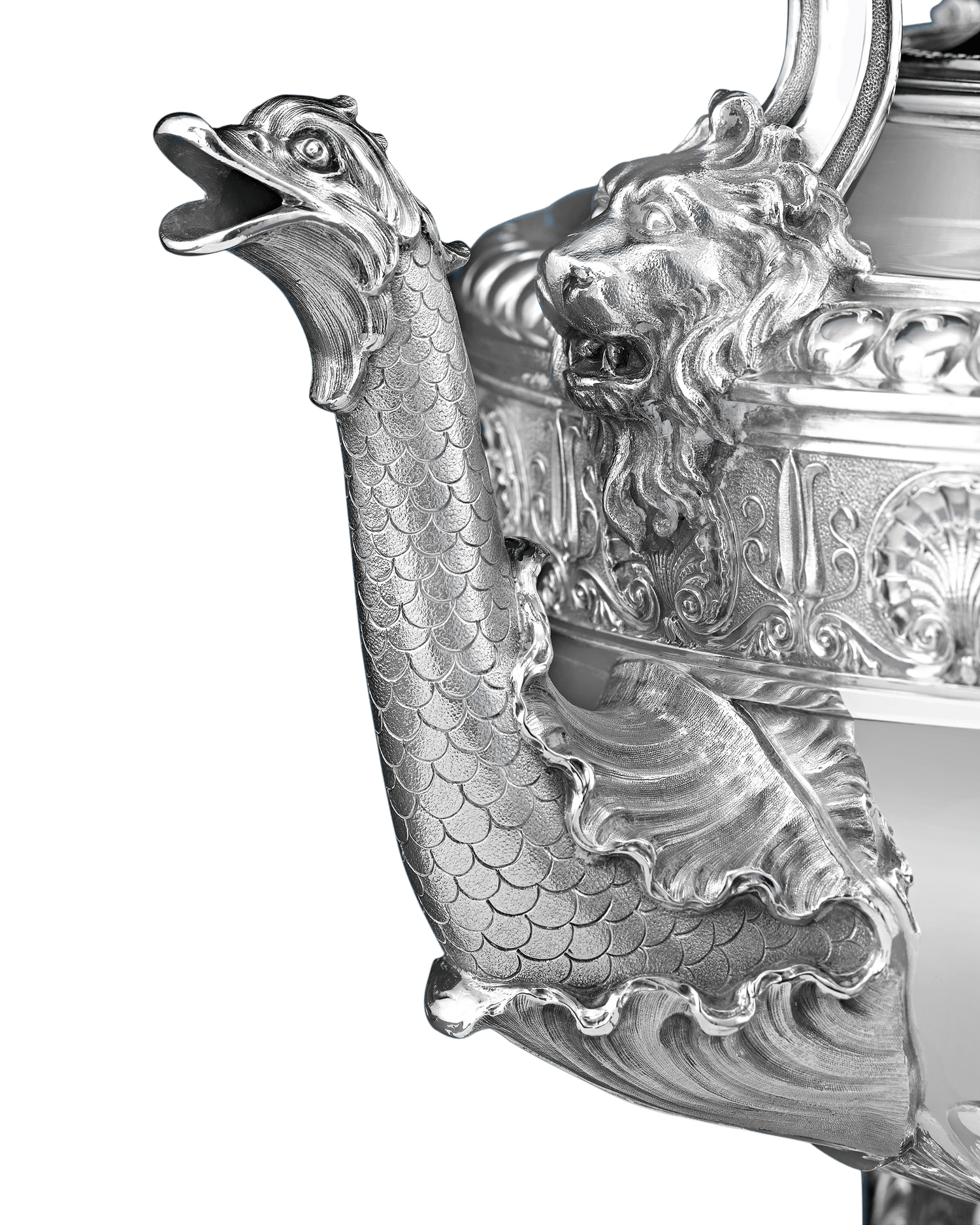 George III Silver Hot Water Kettle by Paul Storr