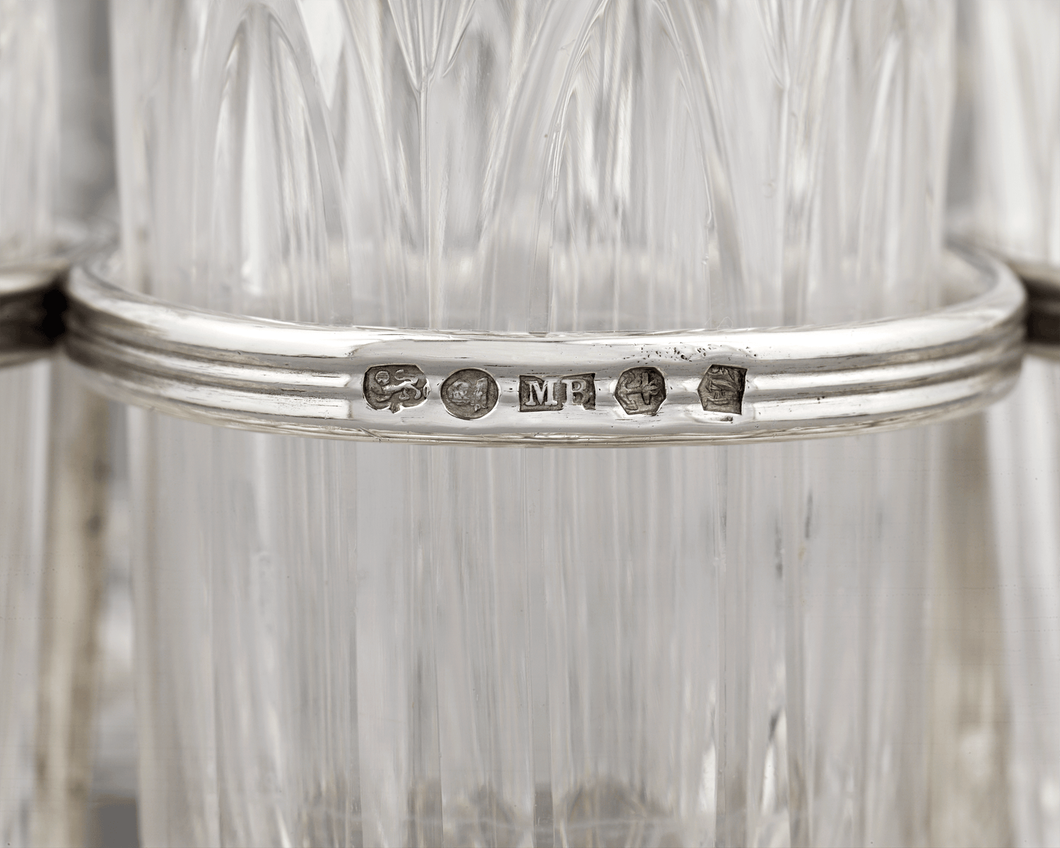 Regency Silver Cruet Set by Matthew Boulton Plate Co.