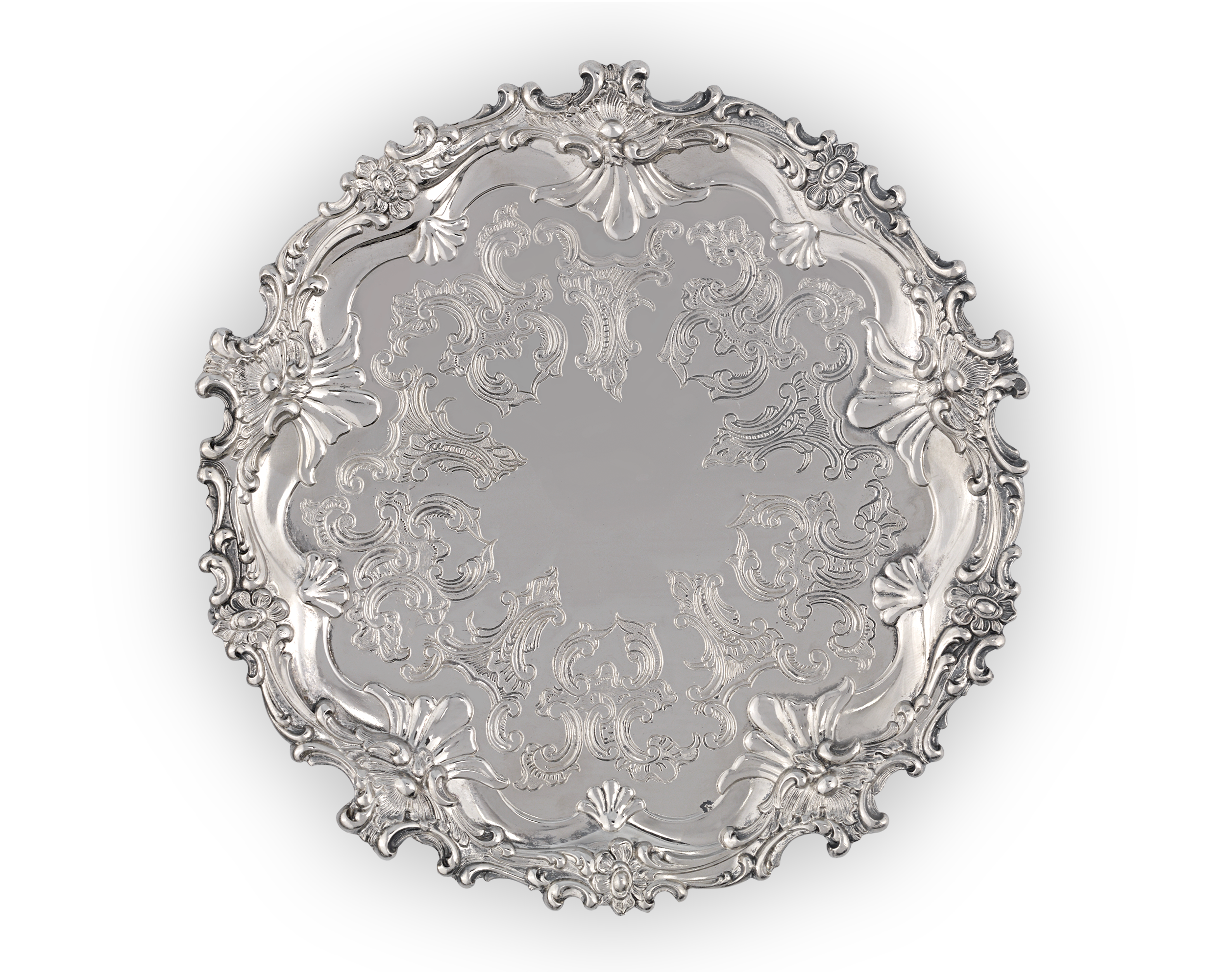 Silverplate Salver by Corbell & Co.