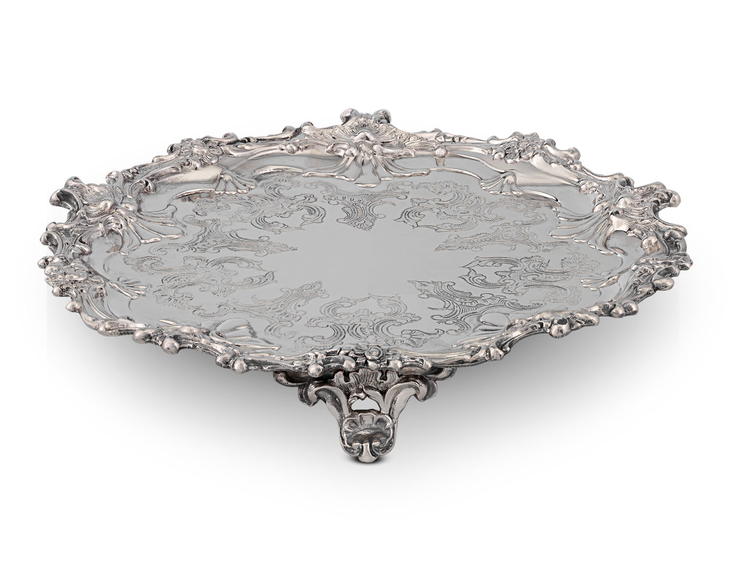 Silverplate Salver by Corbell & Co.