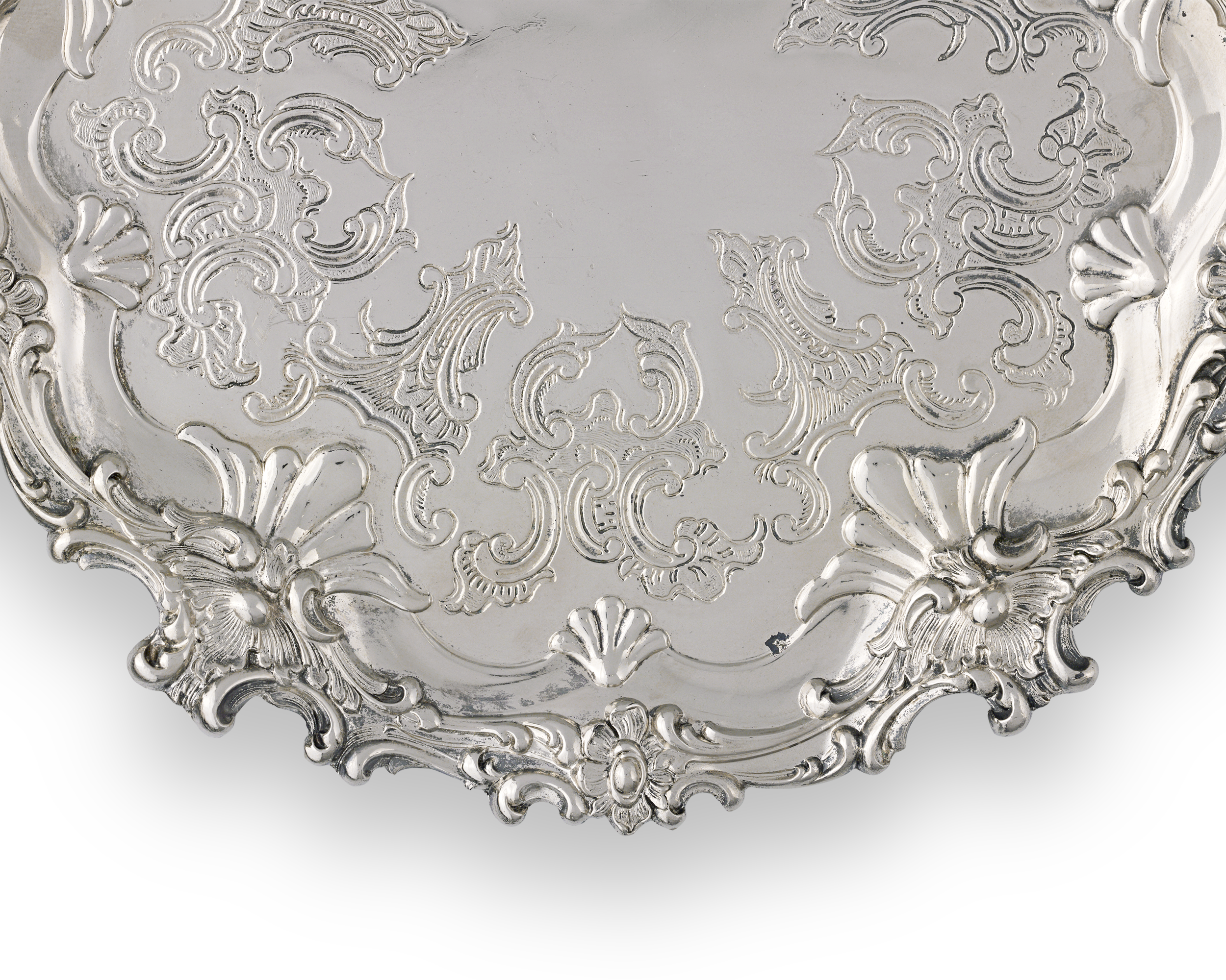 Silverplate Salver by Corbell & Co.