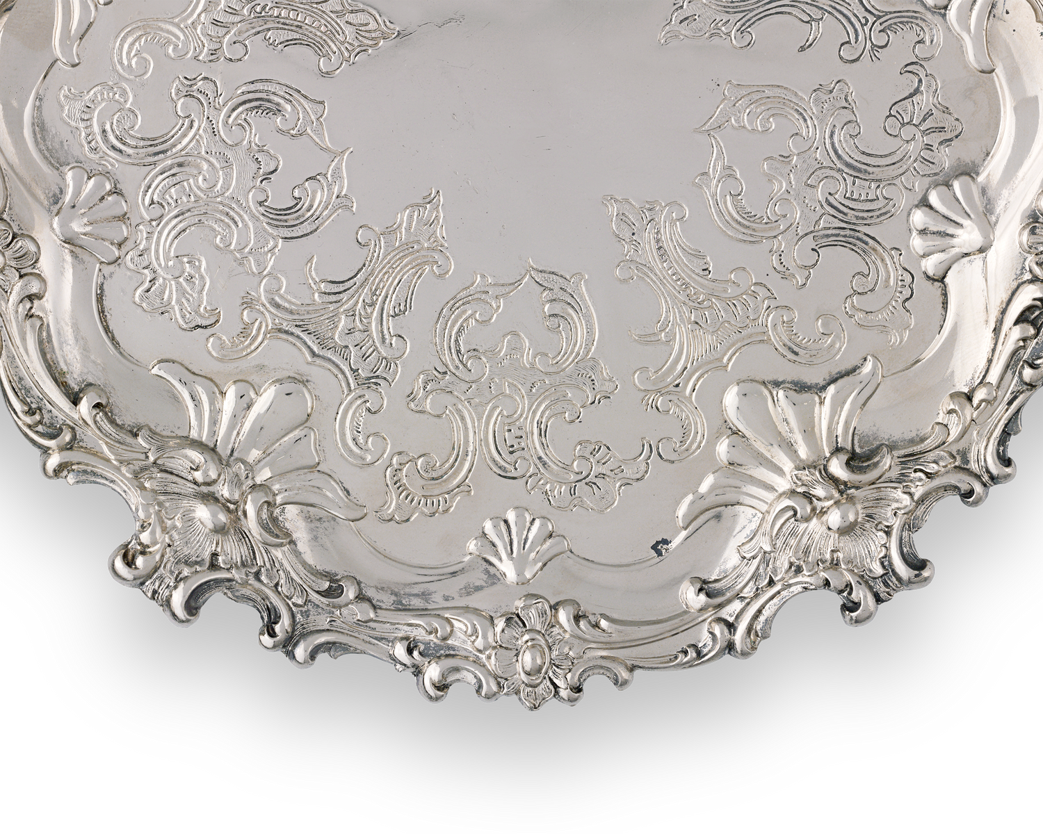 Silverplate Salver by Corbell & Co.