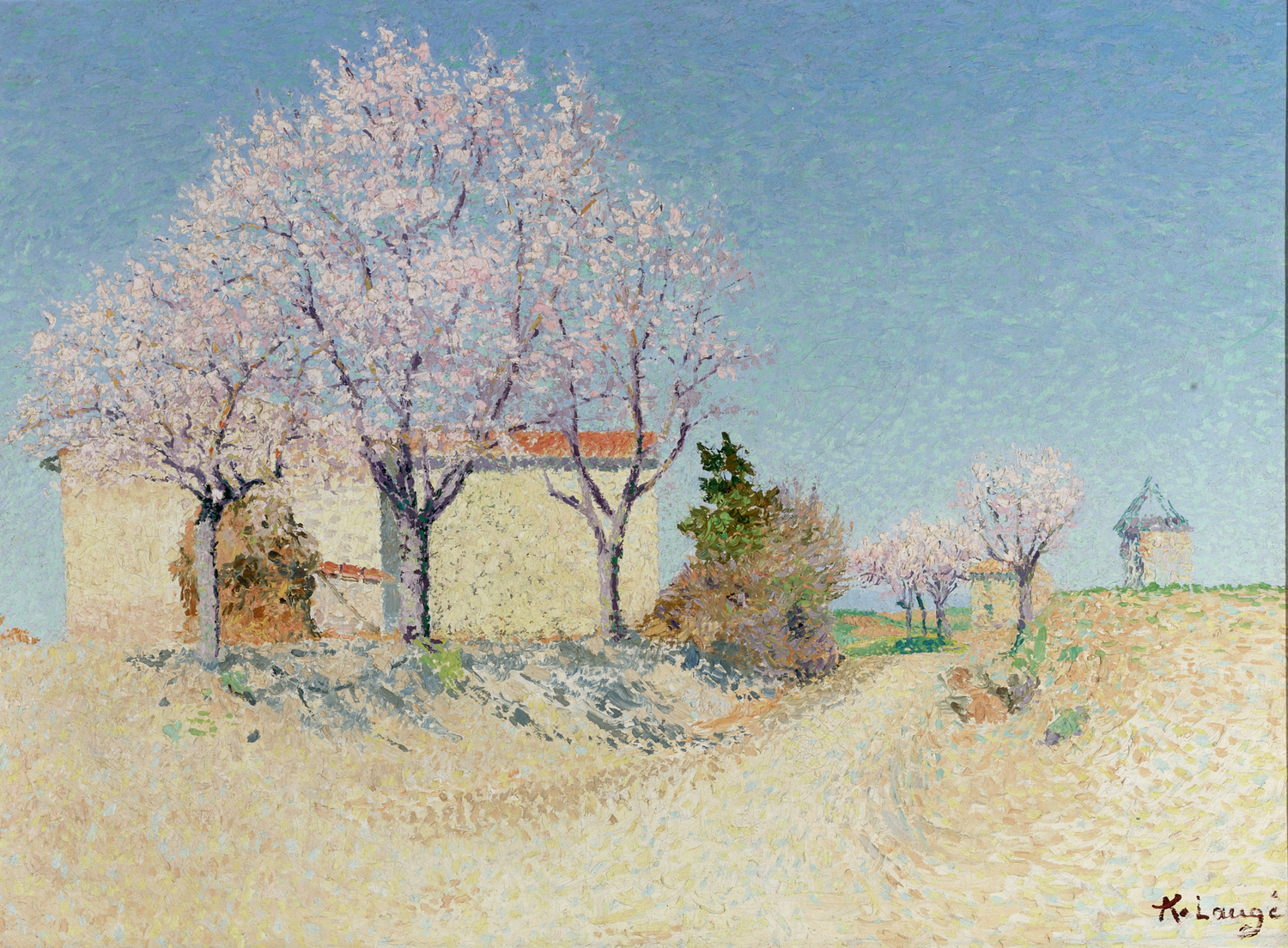 Almond Trees in Spring by Achille Laugé