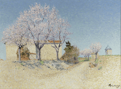 Almond Trees in Spring by Achille Laugé