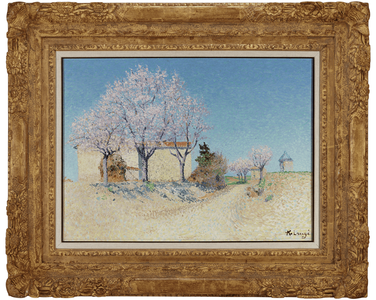 Almond Trees in Spring by Achille Laugé