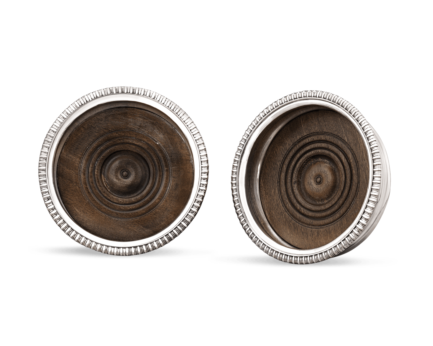 Georgian Silver Wine Coasters by Paul Storr