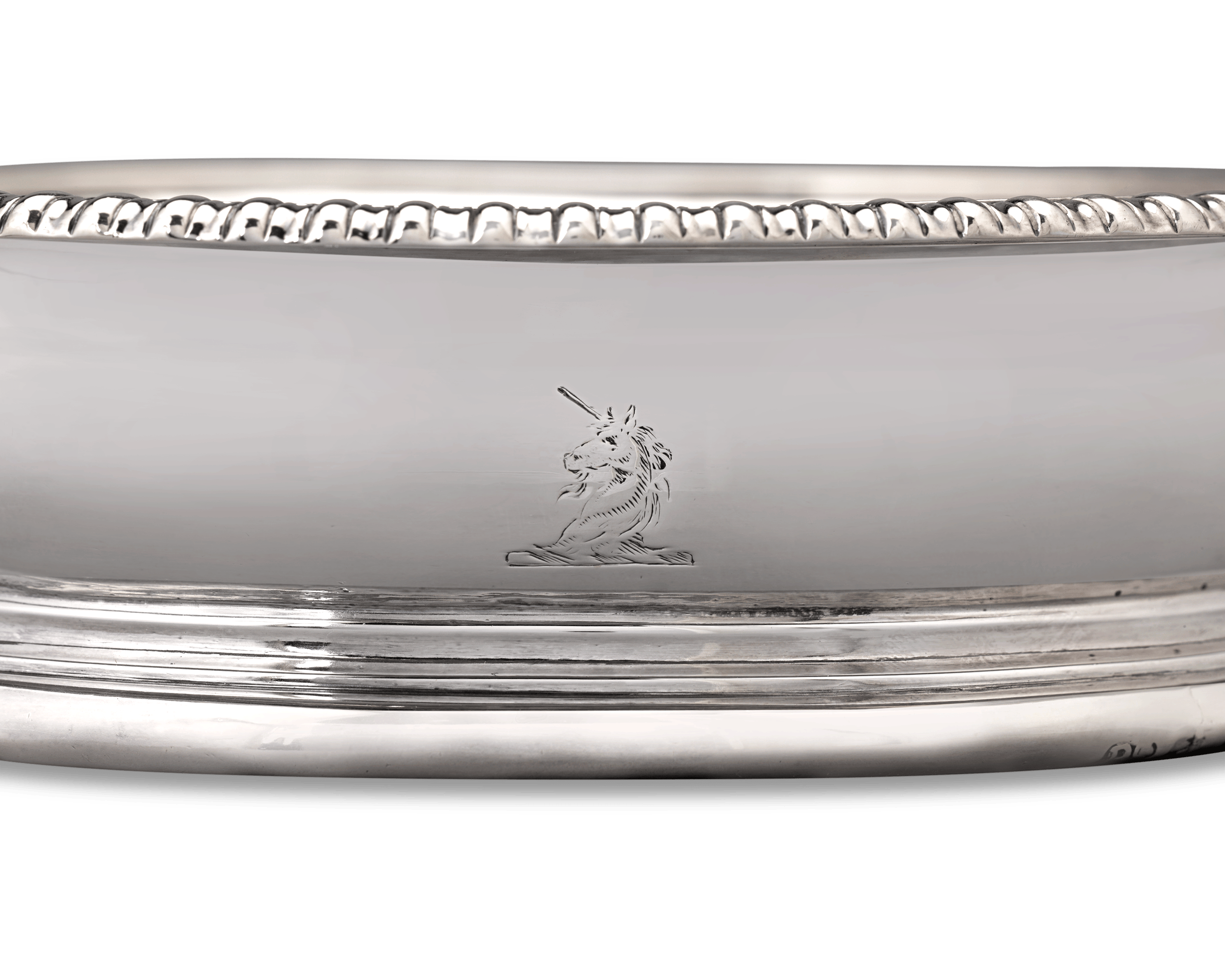 Georgian Silver Wine Coasters by Paul Storr