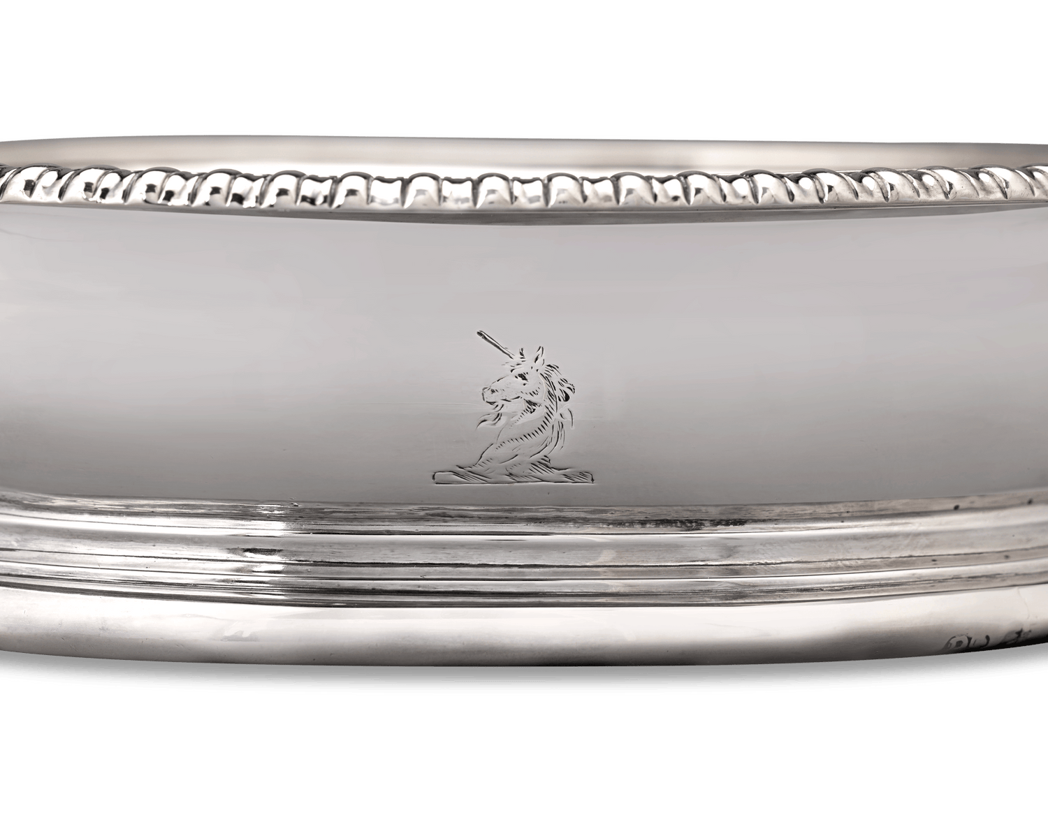 Georgian Silver Wine Coasters by Paul Storr