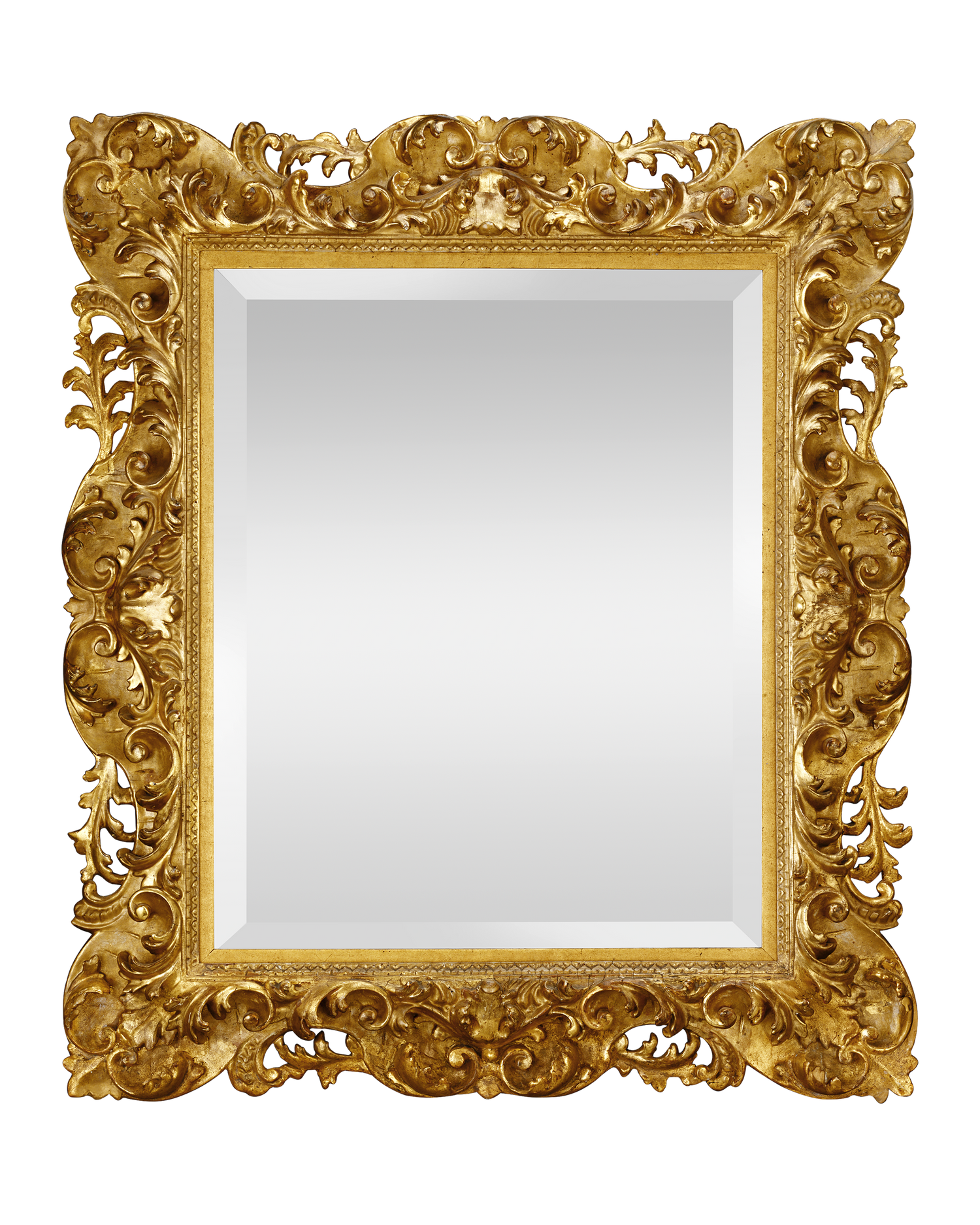 19th-Century Italian Giltwood Mirror