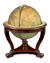 Terrestrial 30-inch Globe by W. & A.K. Johnston