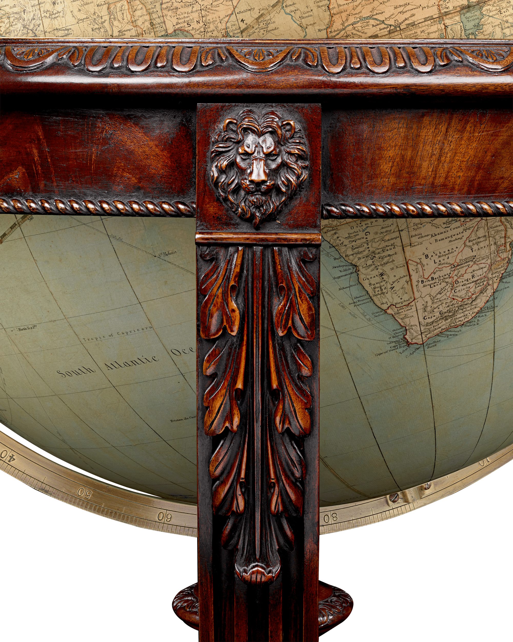 Terrestrial 30-inch Globe by W. & A.K. Johnston