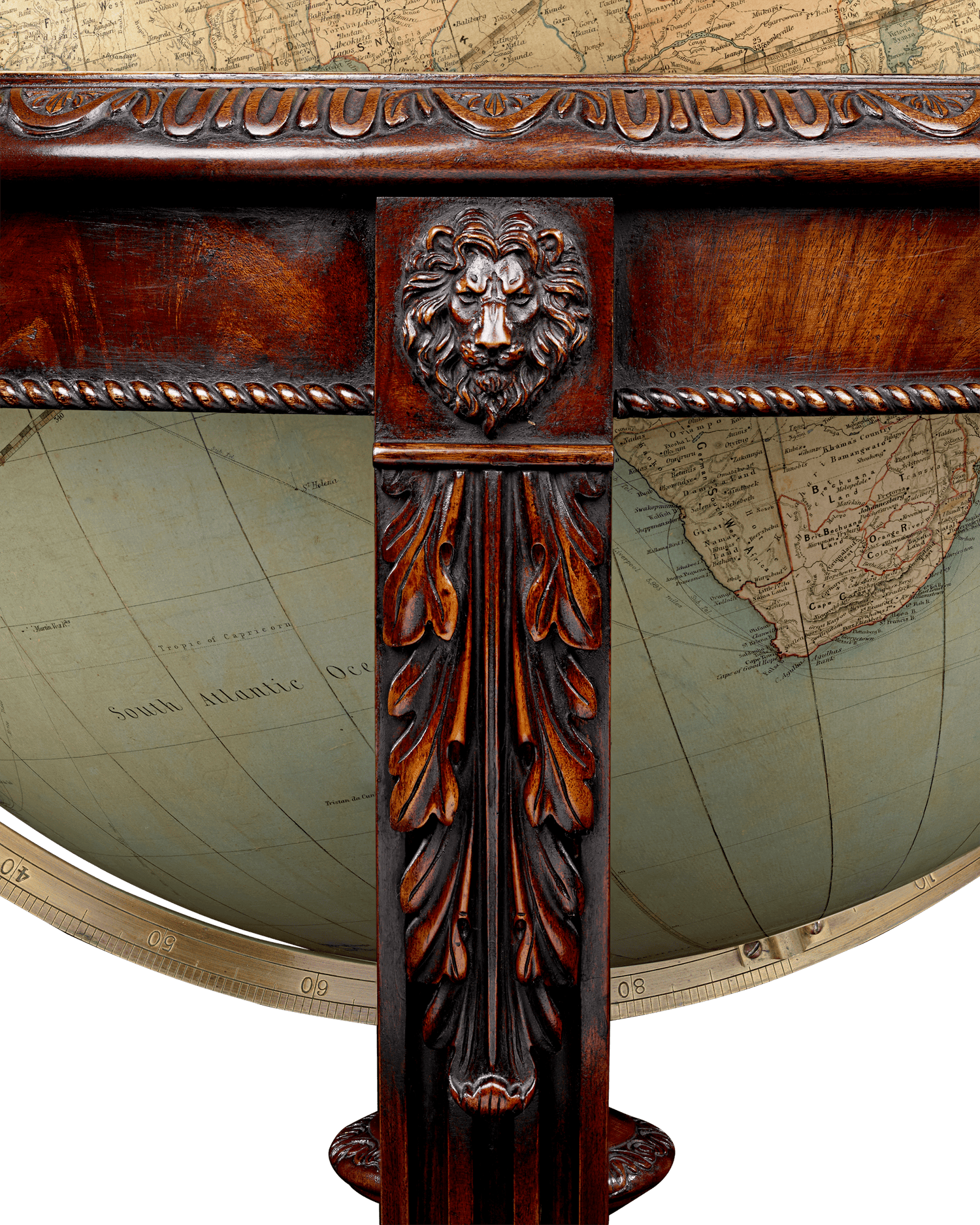 Terrestrial 30-inch Globe by W. & A.K. Johnston