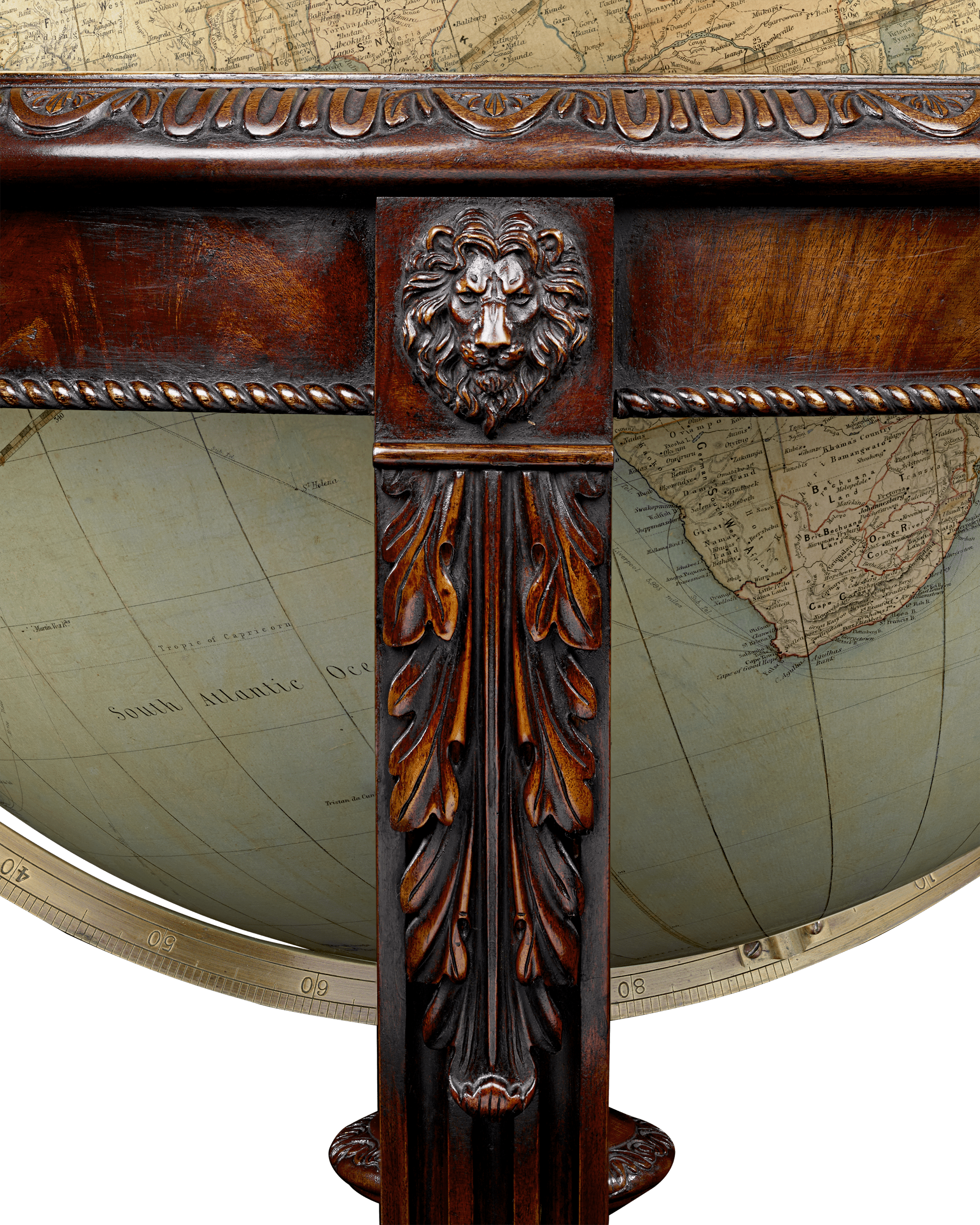 Terrestrial 30-inch Globe by W. & A.K. Johnston