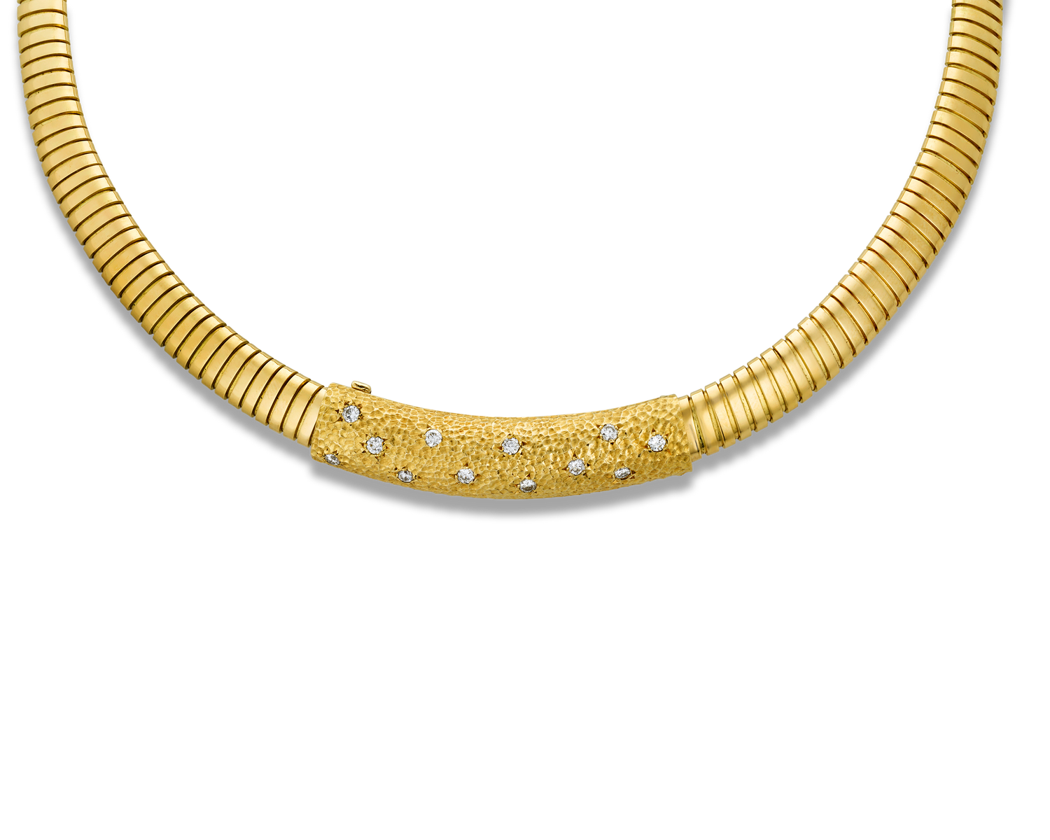 Van Cleef & Arpels Tubogas Gold Necklace