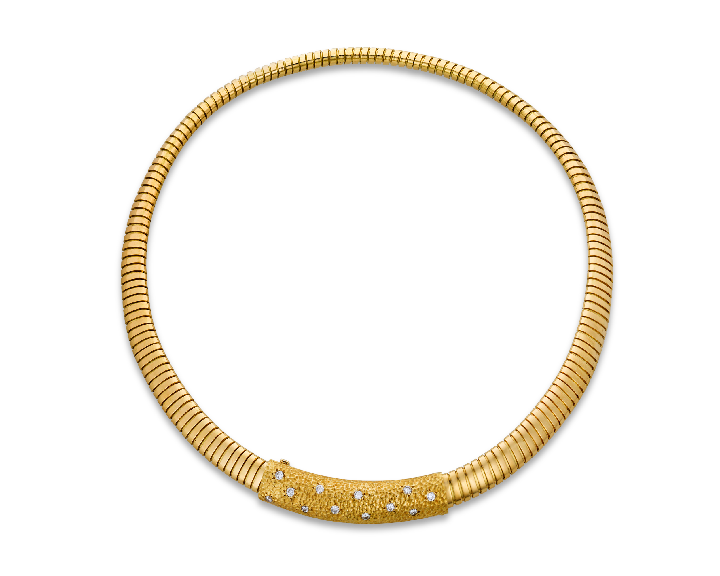 Van Cleef & Arpels Tubogas Gold Necklace